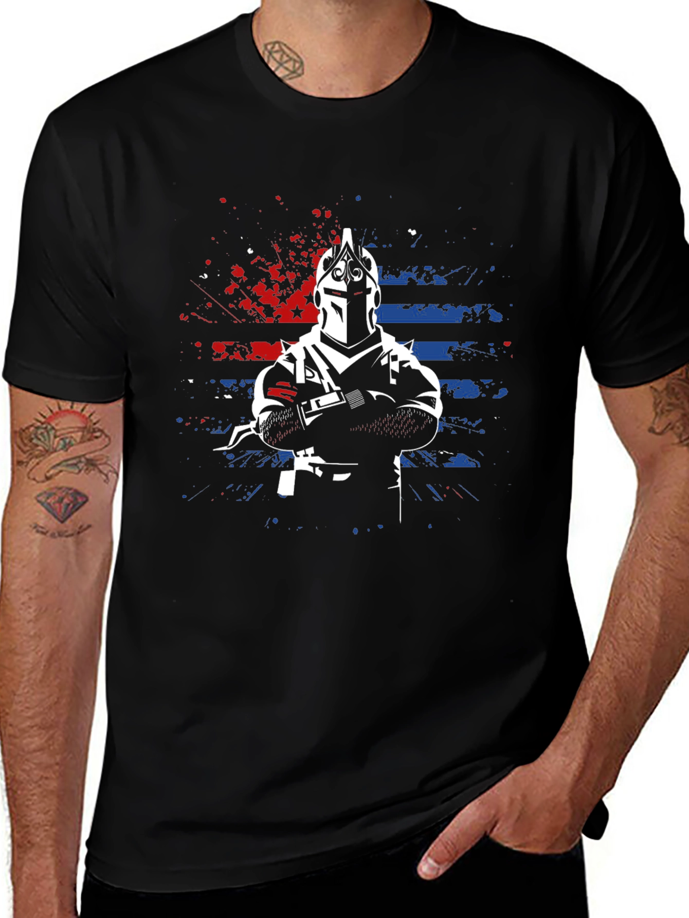 Knight Graphic T-Shirt - Bold Design