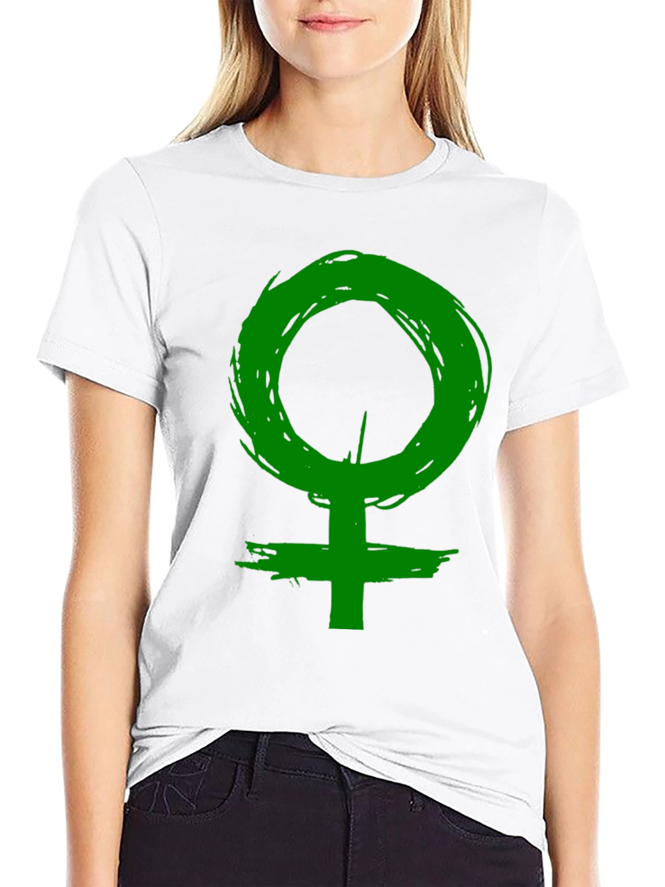 Venus Symbol Graphic Tee - Edgy Feminist T-Shirt