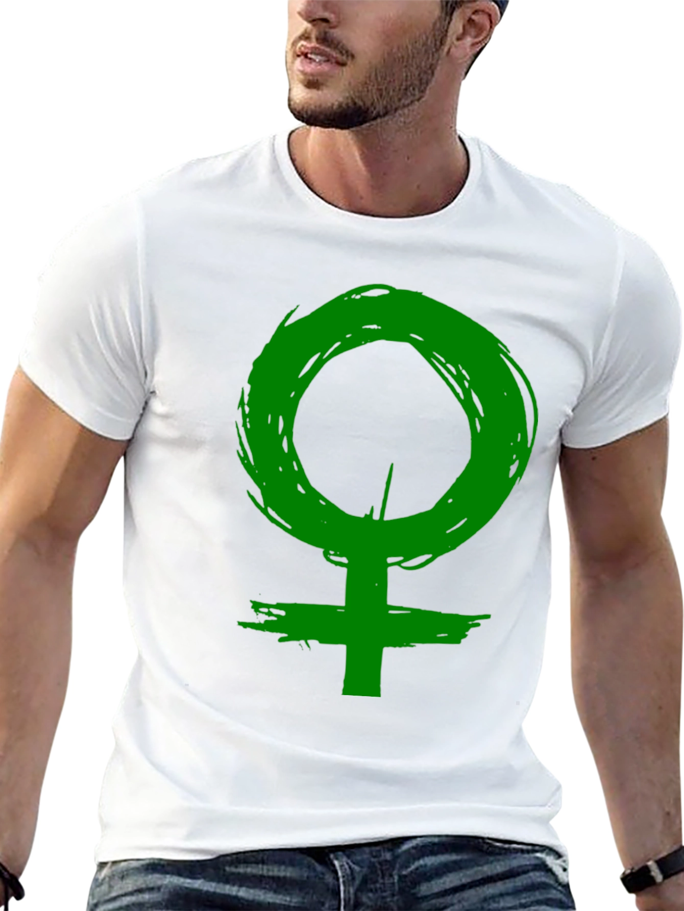 Venus Symbol Graphic Tee - Edgy Feminist T-Shirt