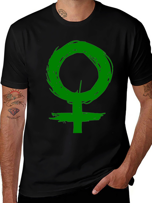 Venus Symbol Graphic Tee - Edgy Feminist T-Shirt