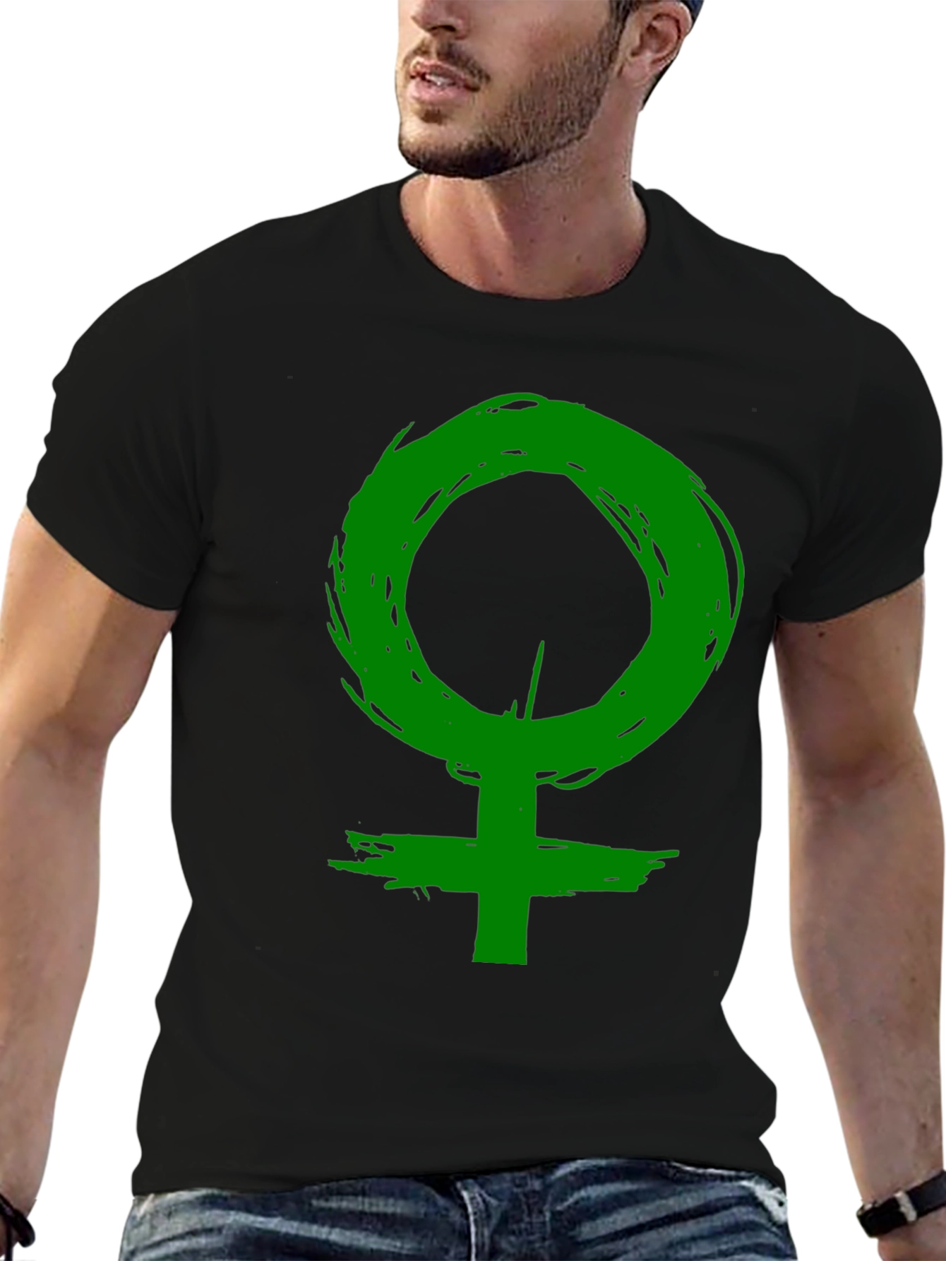 Venus Symbol Graphic Tee - Edgy Feminist T-Shirt