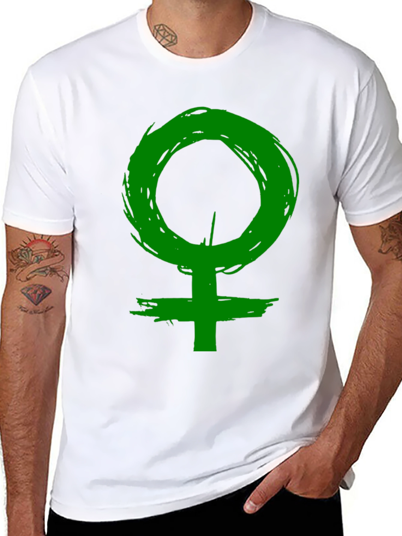 Venus Symbol Graphic Tee - Edgy Feminist T-Shirt