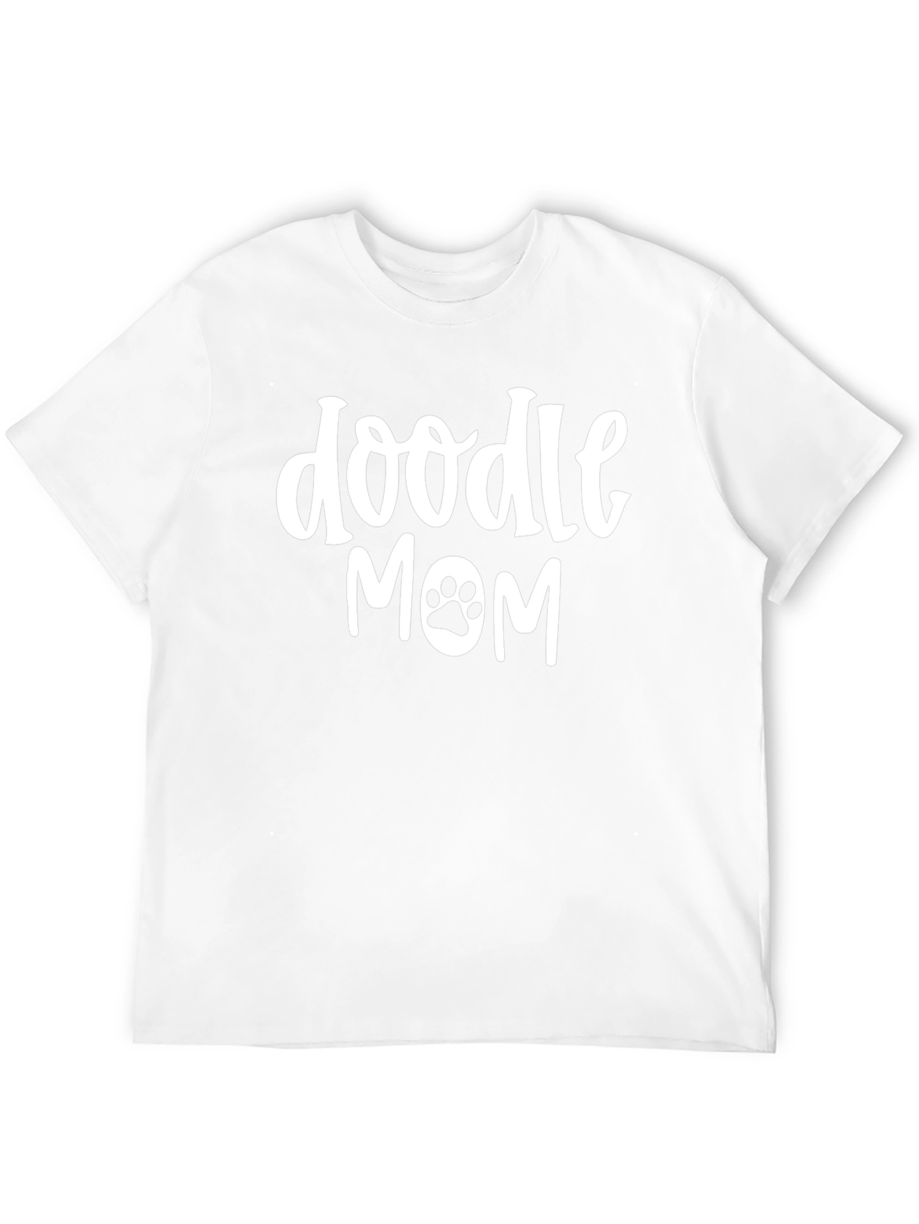 Doodle Mom T-Shirt - Cute Dog Paw Print Tee