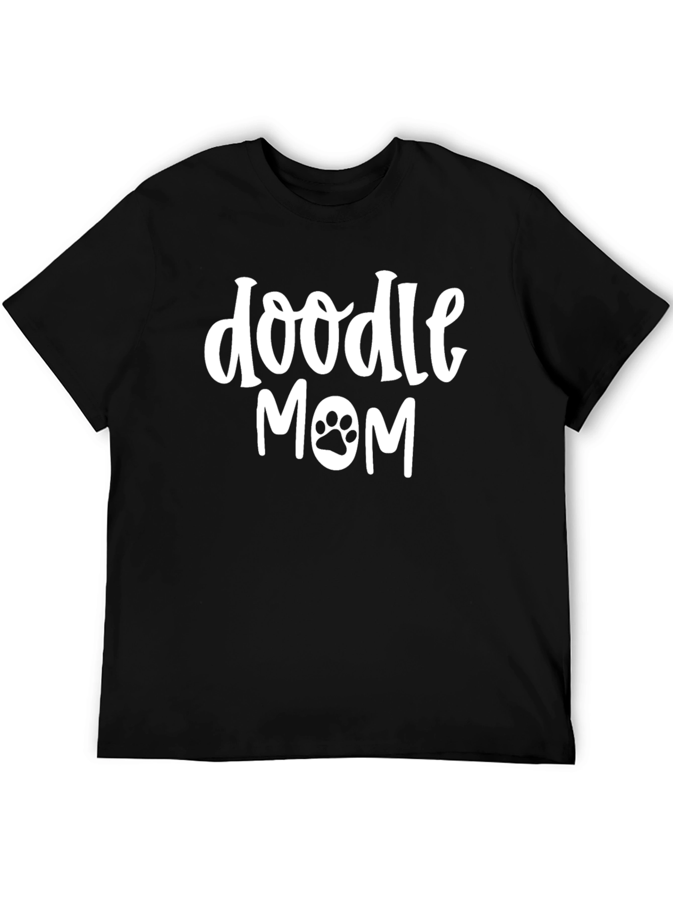 Doodle Mom T-Shirt - Cute Dog Paw Print Tee