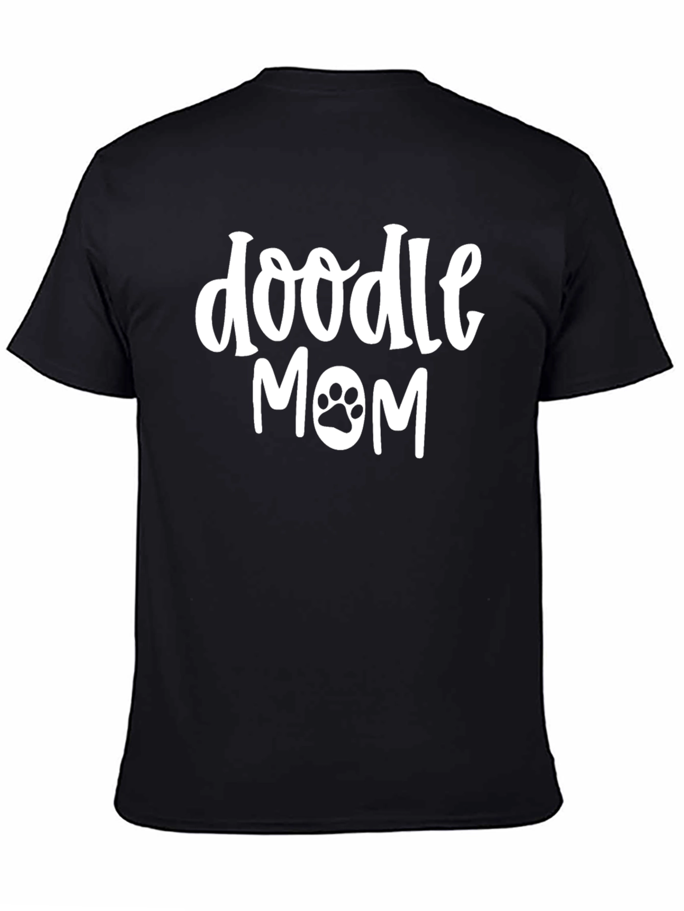 Doodle Mom T-Shirt - Cute Dog Paw Print Tee