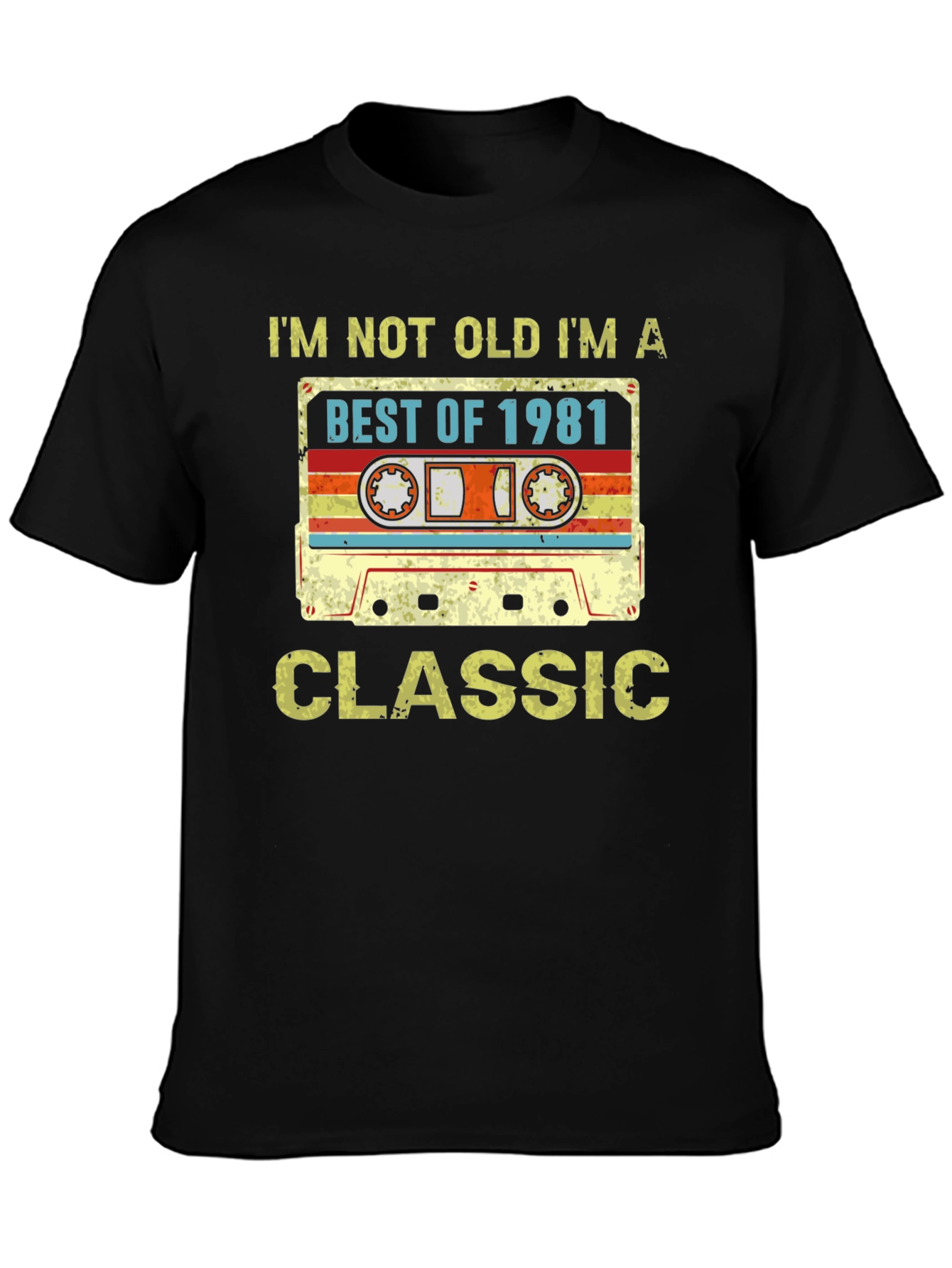 Best of 1981 Cassette Tape Classic T-Shirt