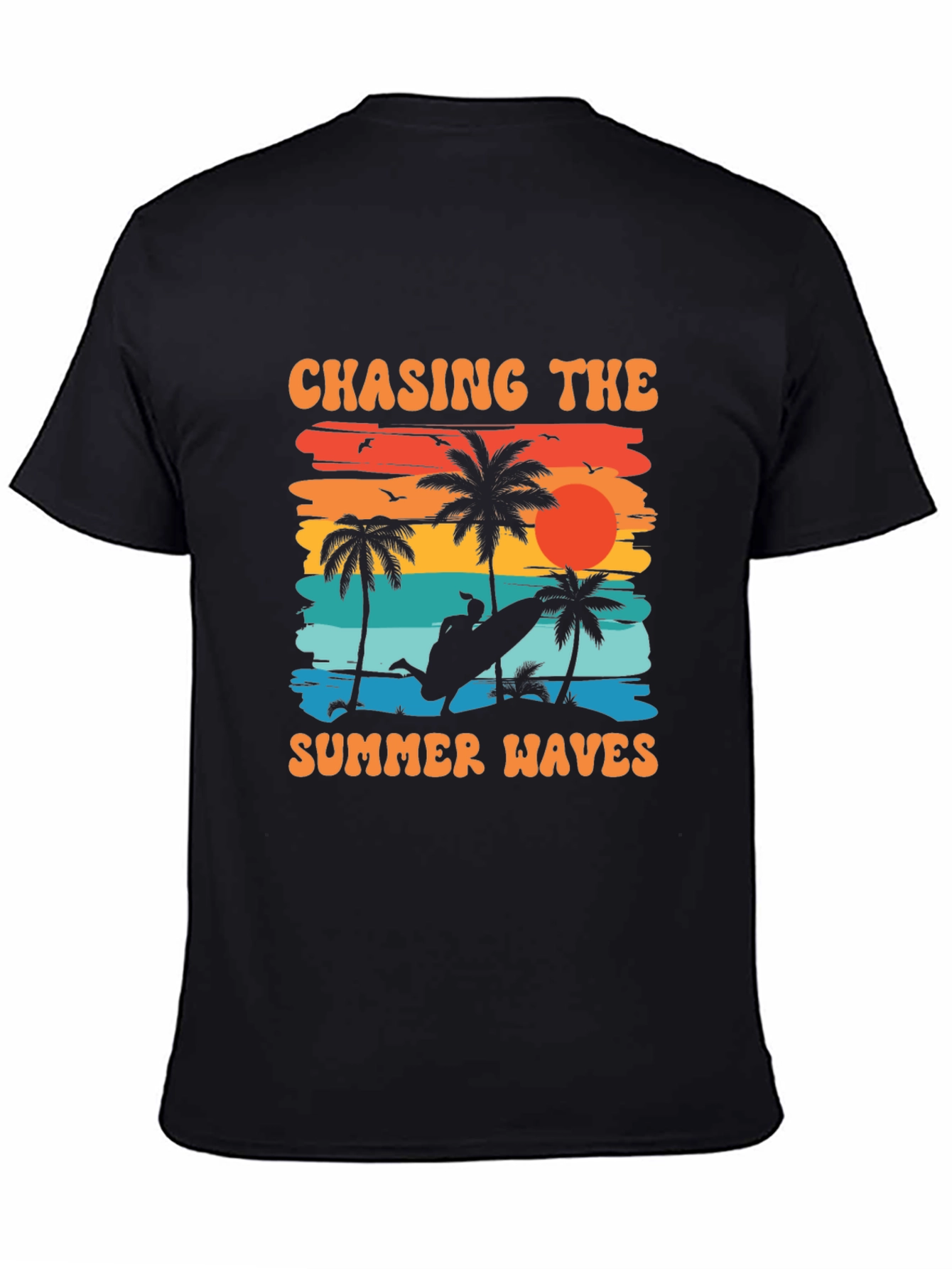 Chasing Summer Waves Graphic Tee - Beach Vibes