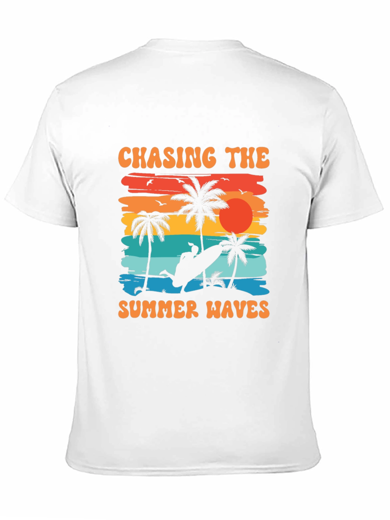 Chasing Summer Waves Graphic Tee - Beach Vibes