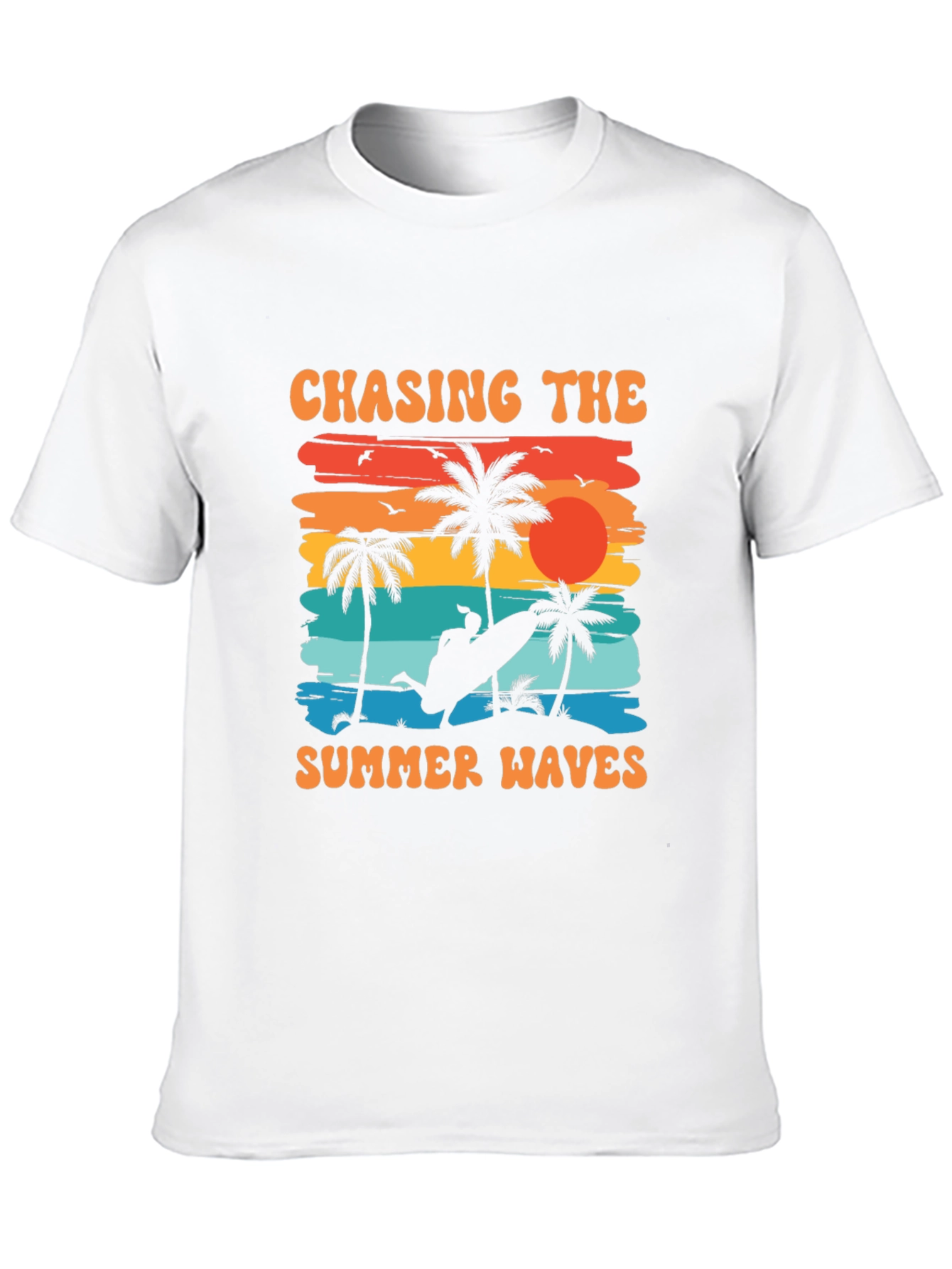 Chasing Summer Waves Graphic Tee - Beach Vibes