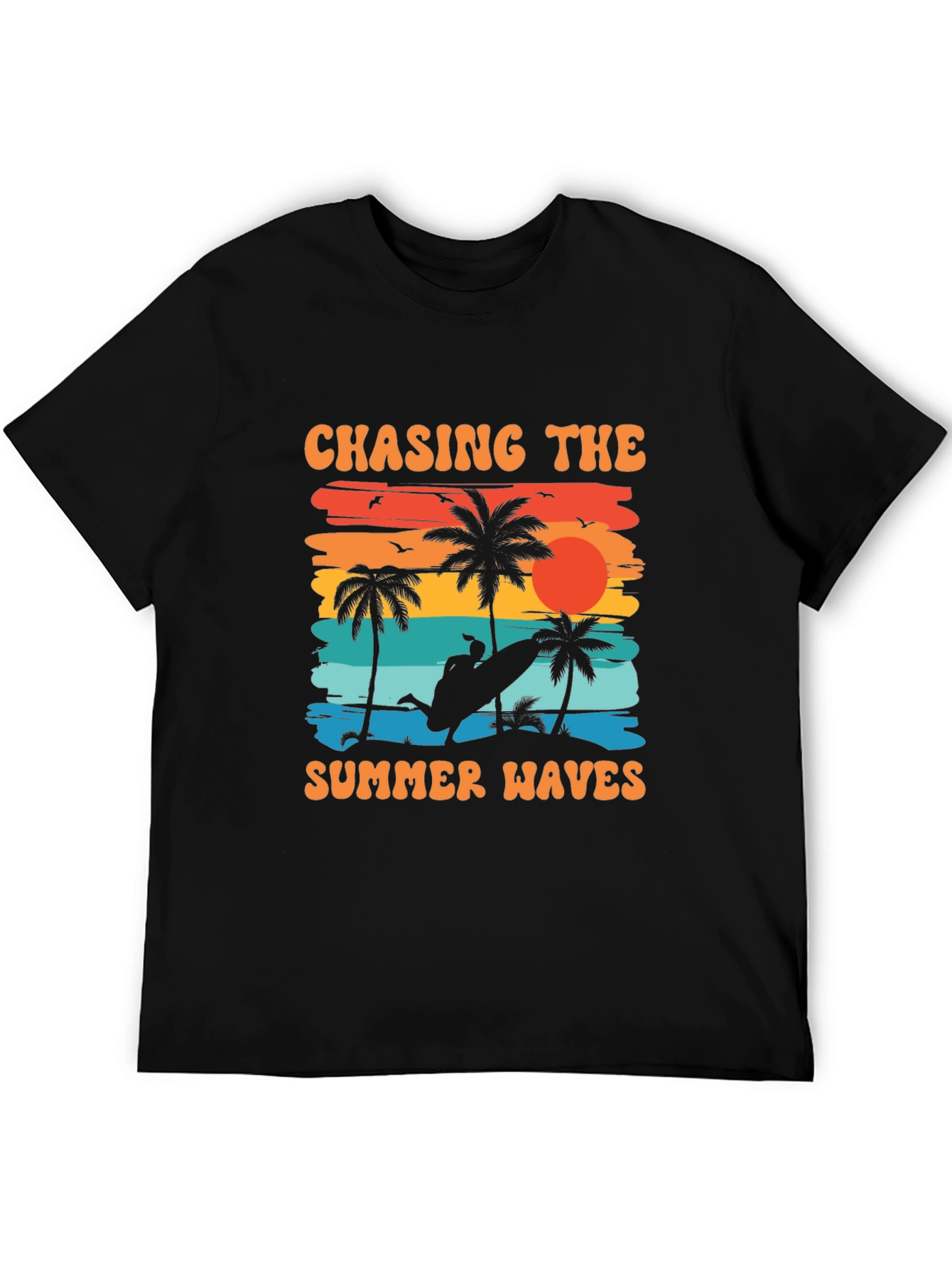 Chasing Summer Waves Graphic Tee - Beach Vibes