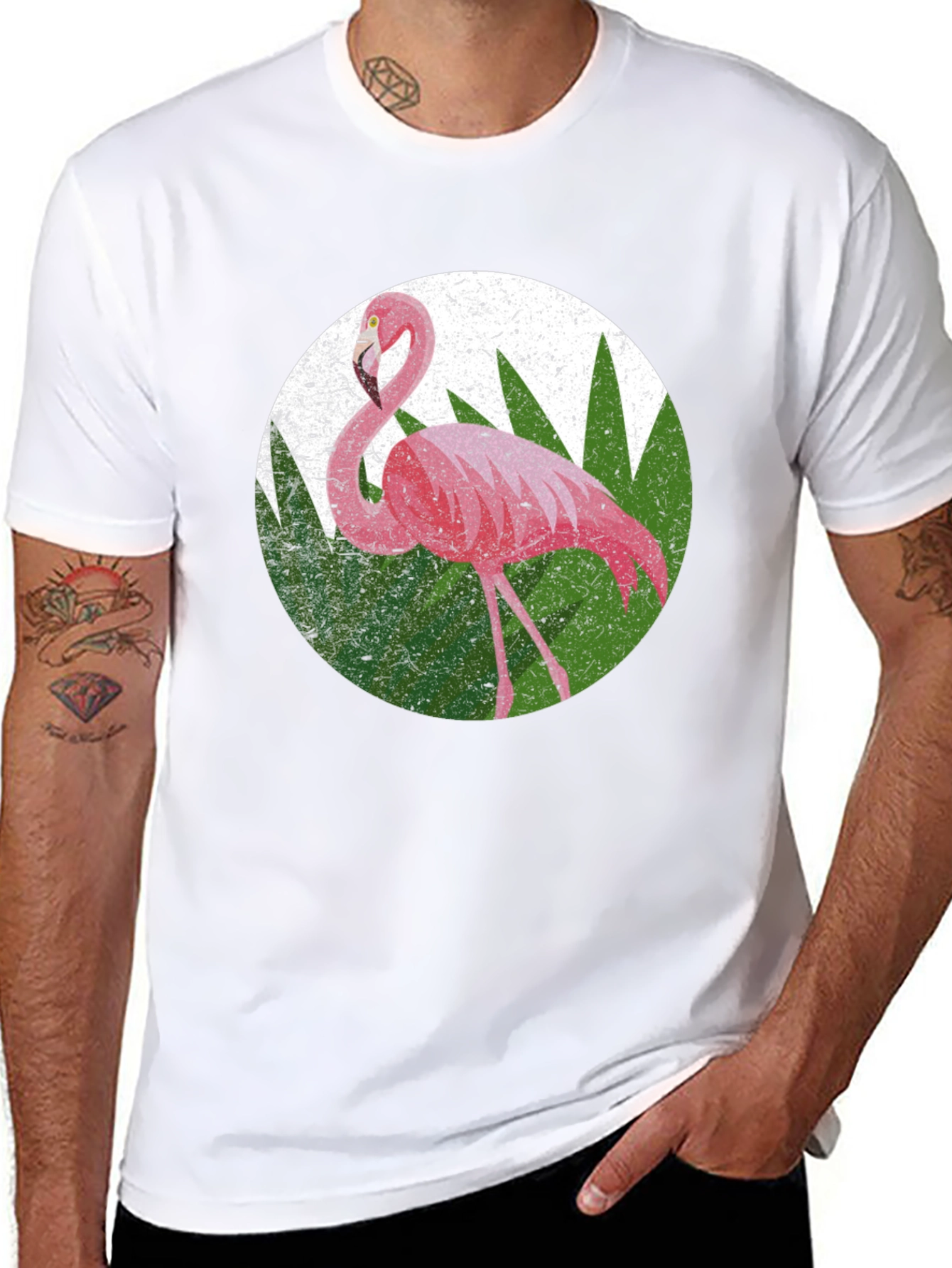 Black Flamingo Graphic Tee