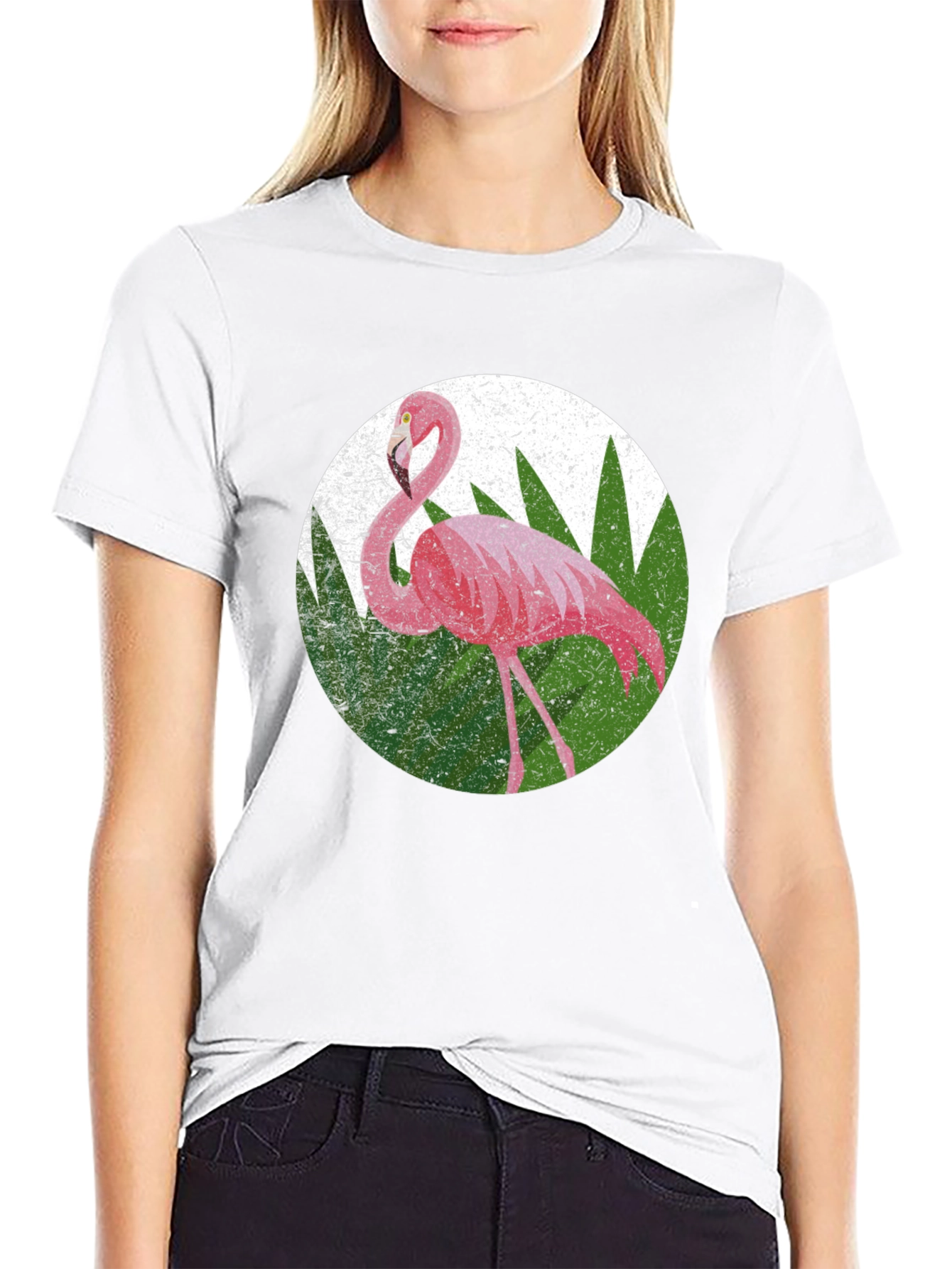 Black Flamingo Graphic Tee