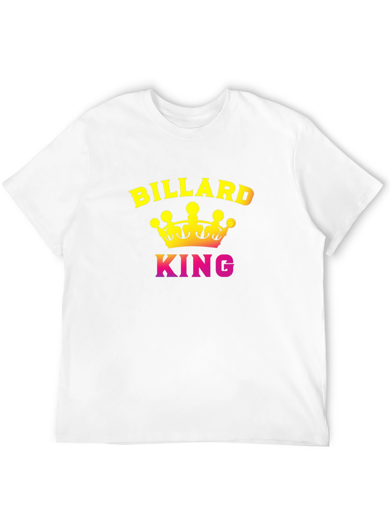 Billiard King Graphic T-Shirt - Pool Player Tee