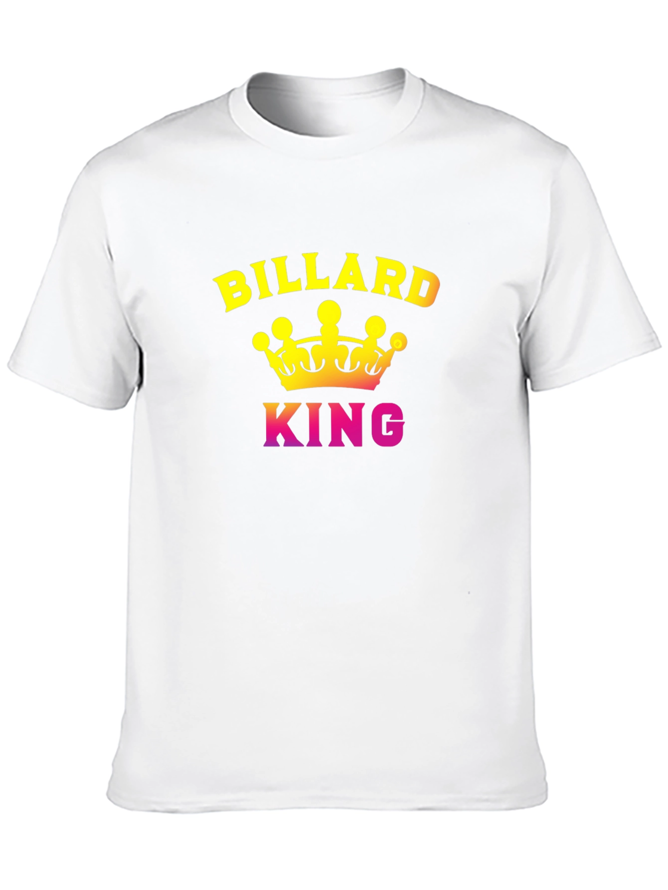 Billiard King Graphic T-Shirt - Pool Player Tee
