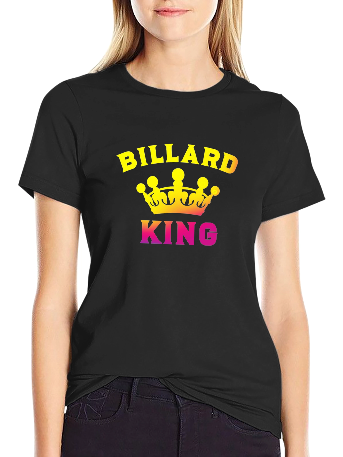 Billiard King Graphic T-Shirt - Pool Player Tee