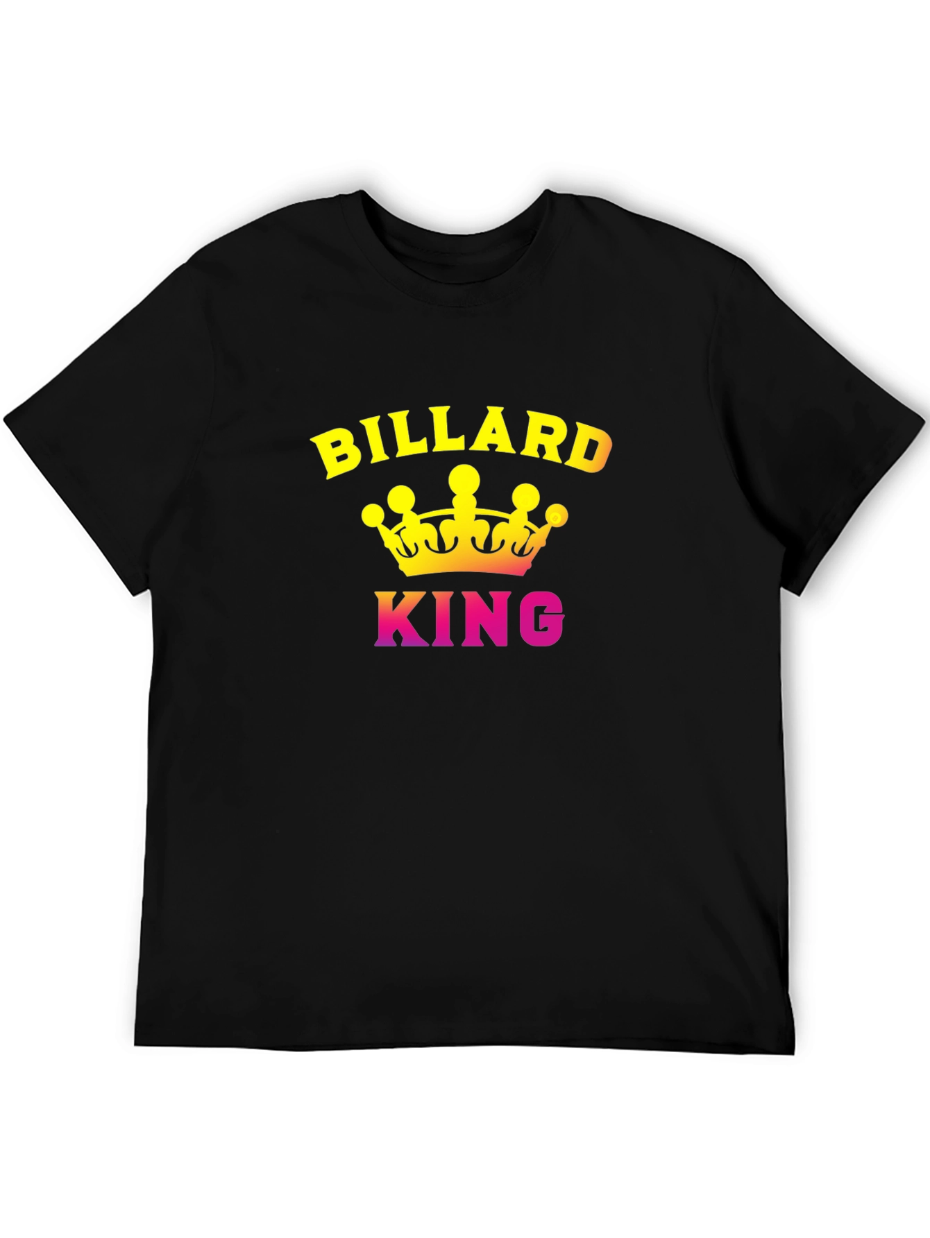 Billiard King Graphic T-Shirt - Pool Player Tee