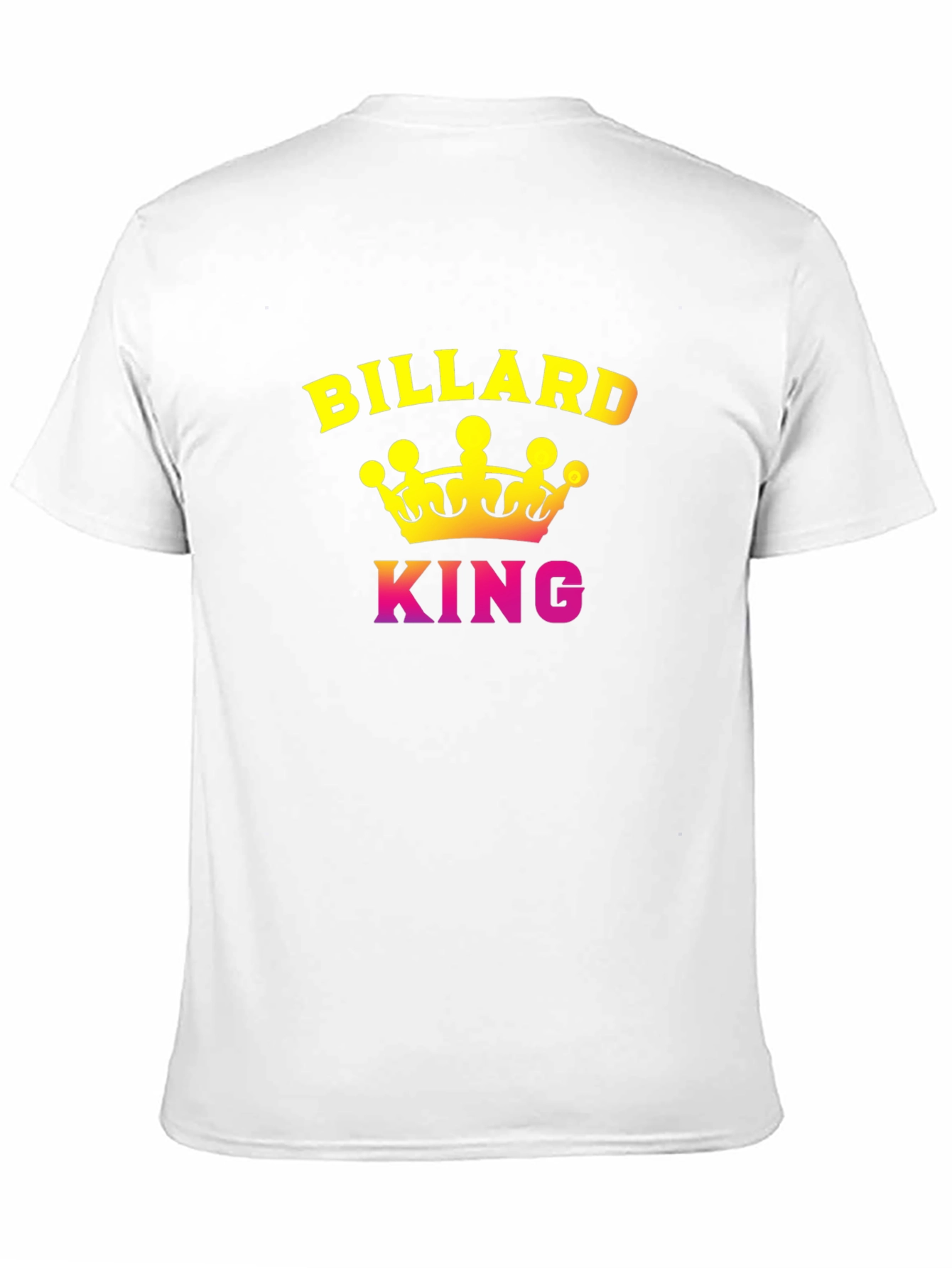 Billiard King Graphic T-Shirt - Pool Player Tee