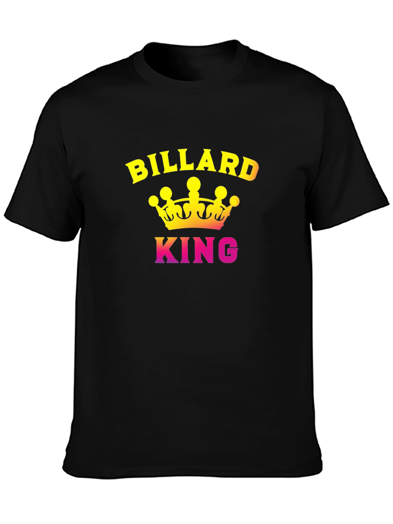 Billiard King Graphic T-Shirt - Pool Player Tee