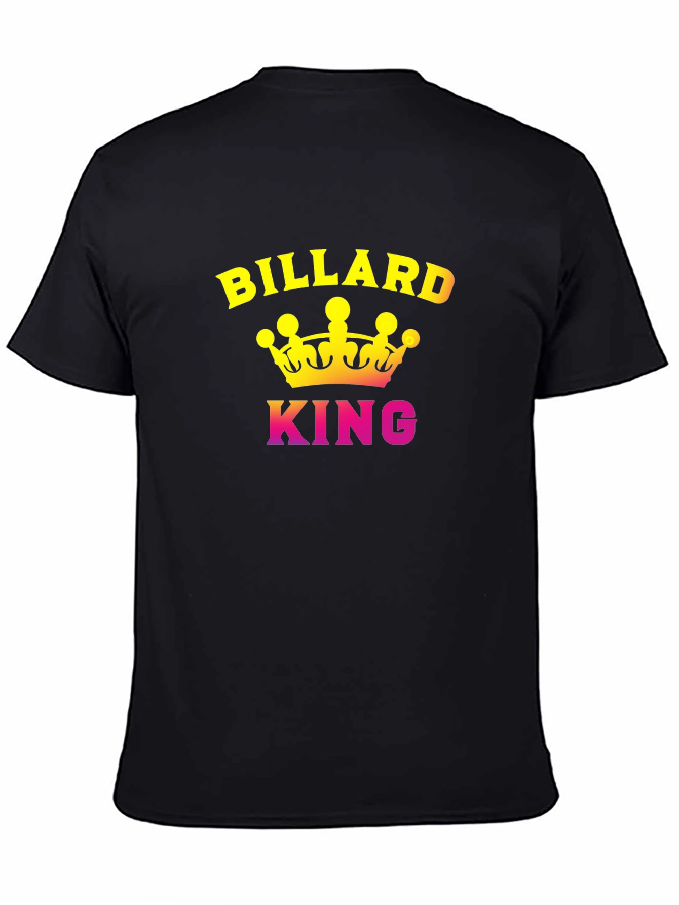 Billiard King Graphic T-Shirt - Pool Player Tee