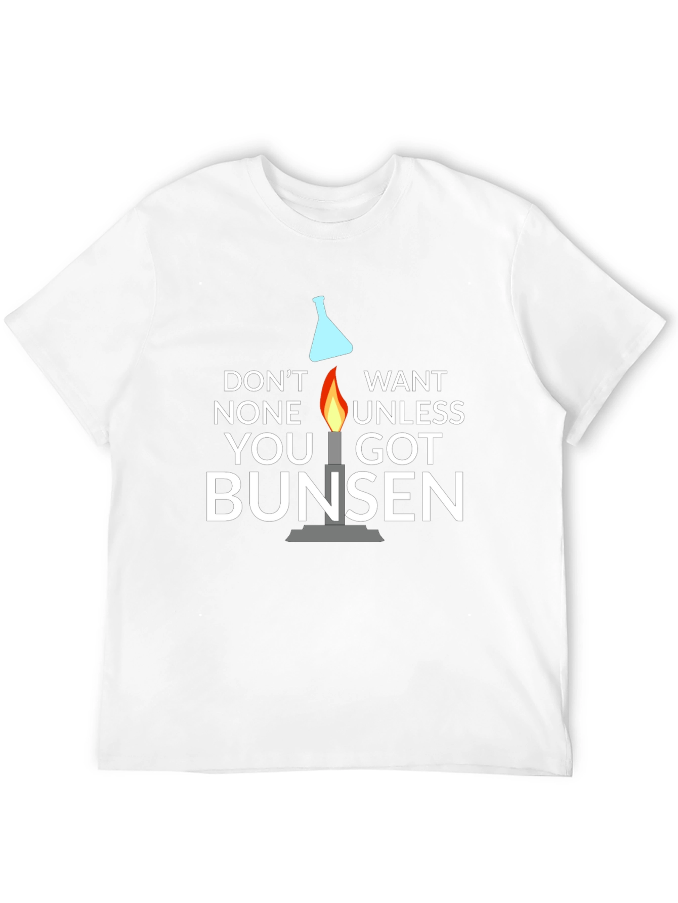 Funny Science Bunsen Burner T-Shirt