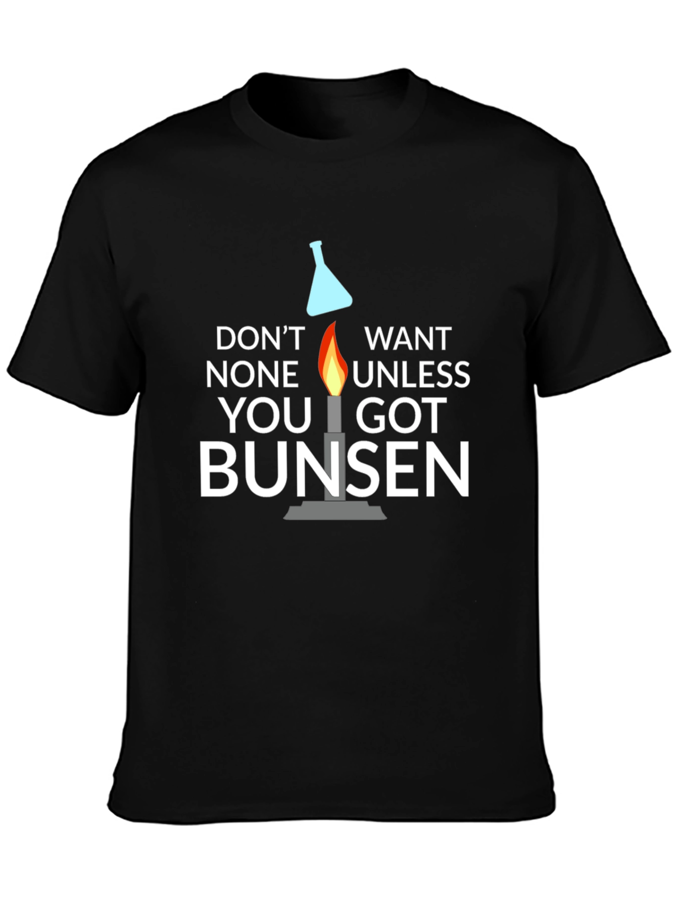 Funny Science Bunsen Burner T-Shirt
