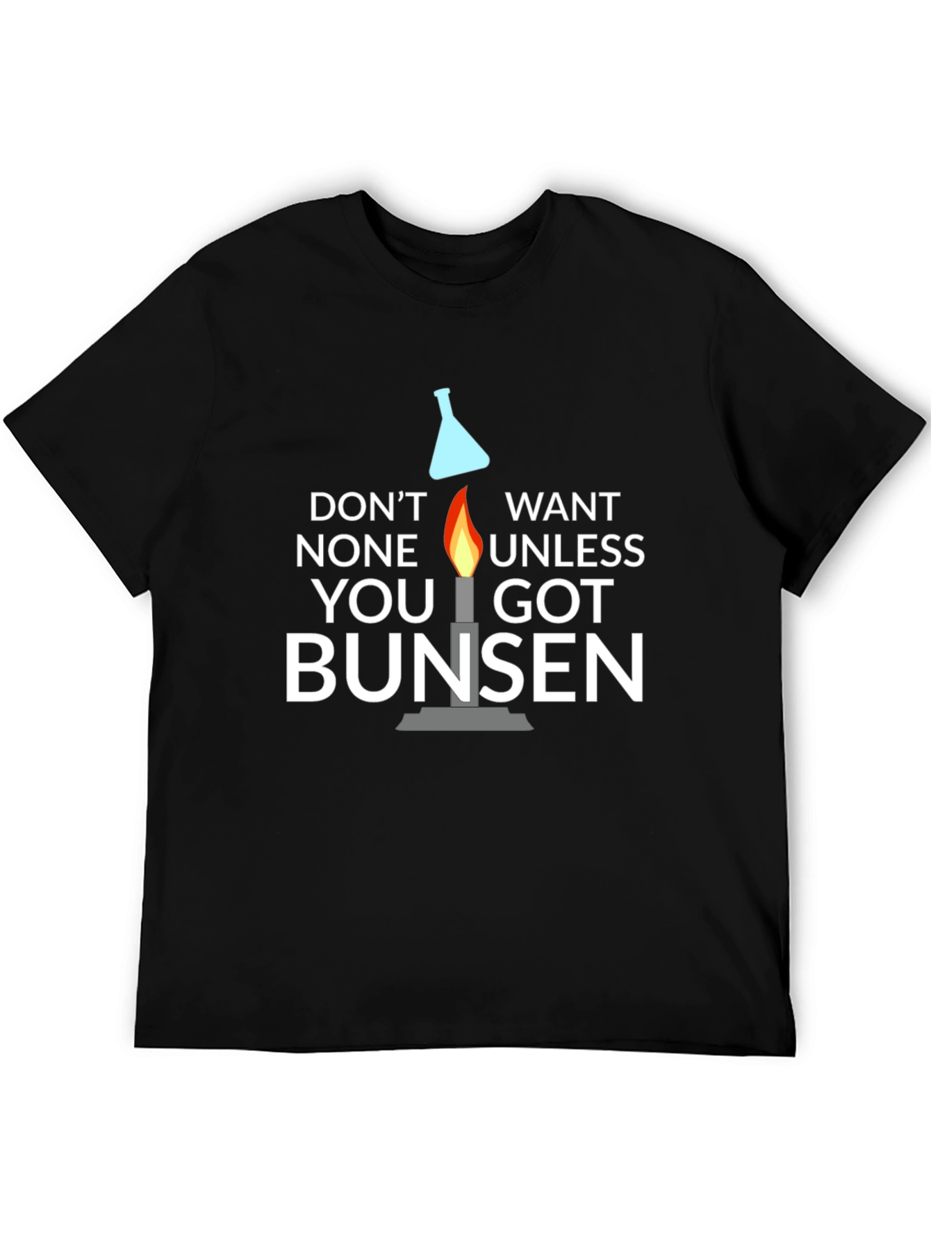 Funny Science Bunsen Burner T-Shirt