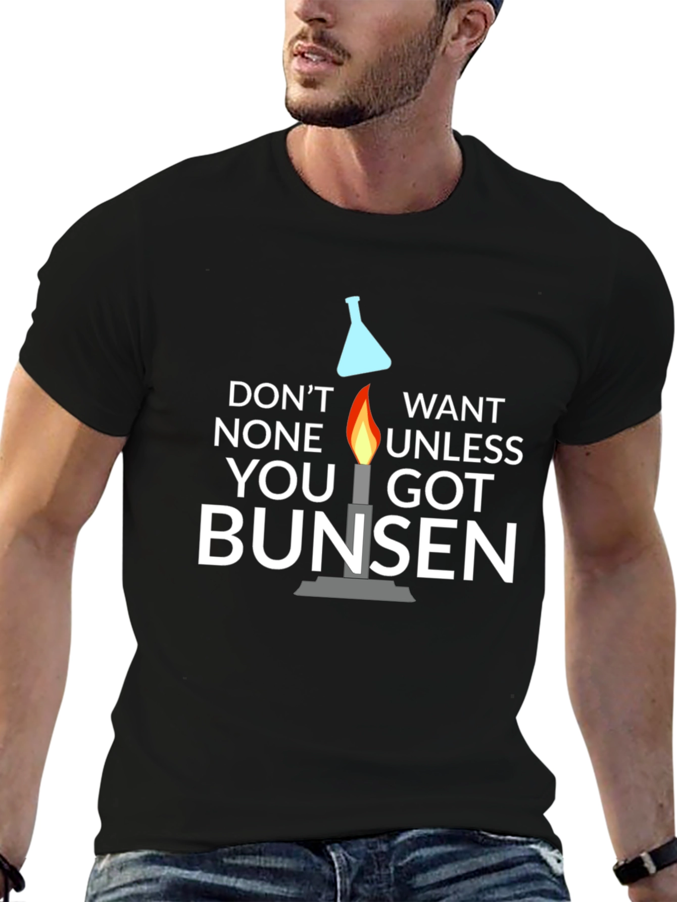 Funny Science Bunsen Burner T-Shirt