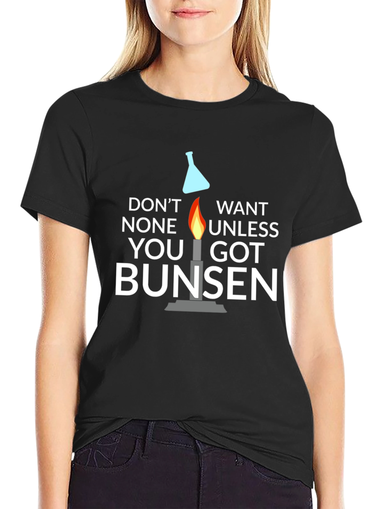 Funny Science Bunsen Burner T-Shirt