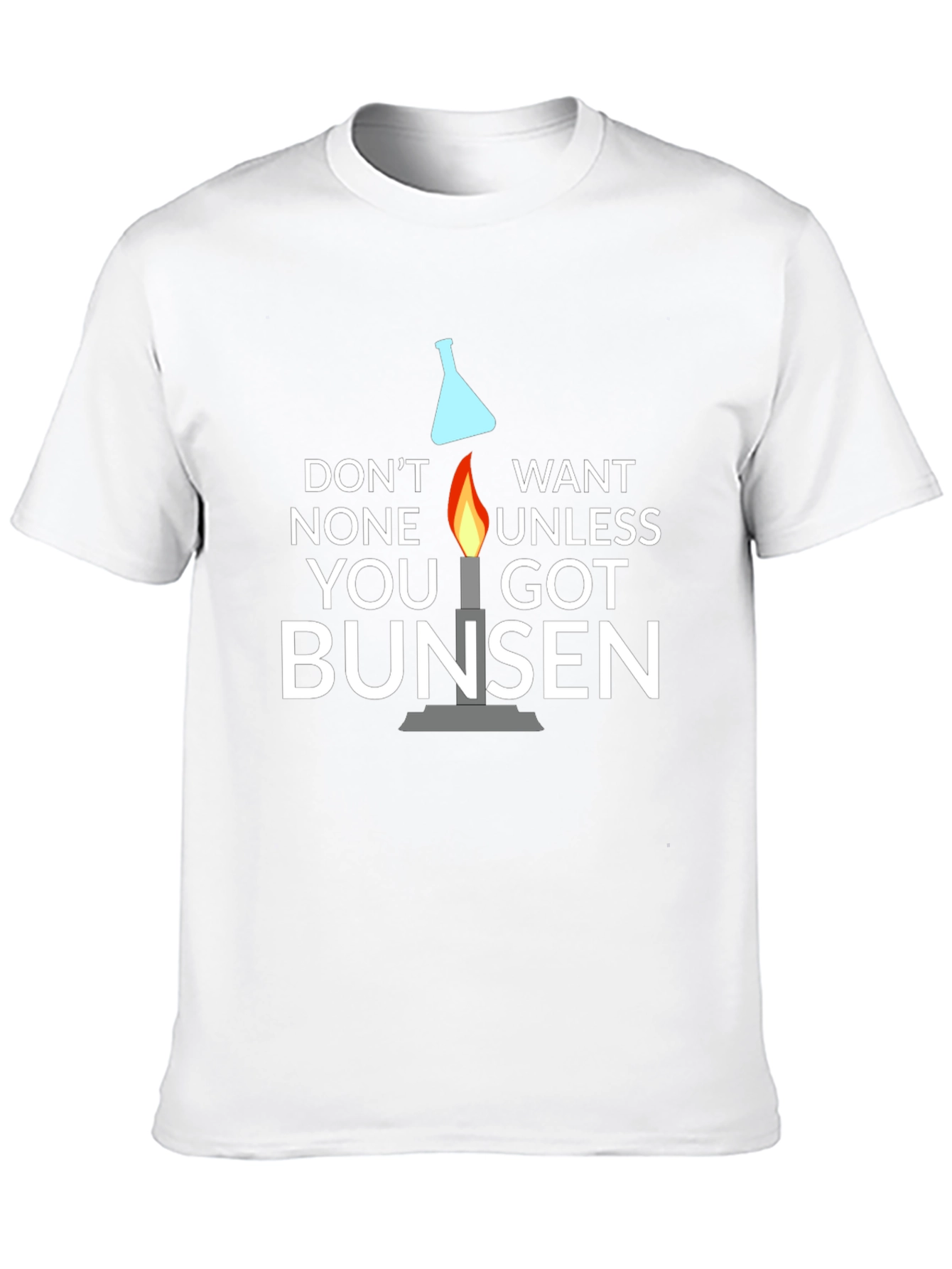 Funny Science Bunsen Burner T-Shirt