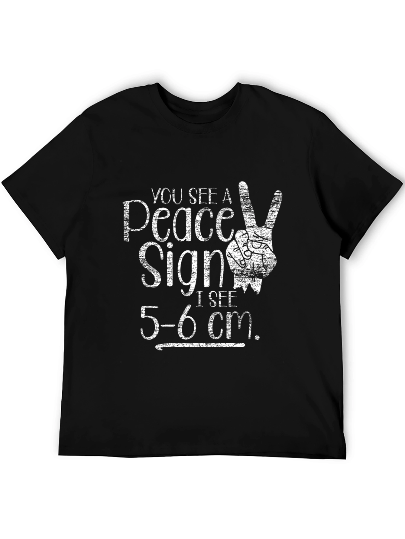 Peace Sign Funny Humor T-Shirt