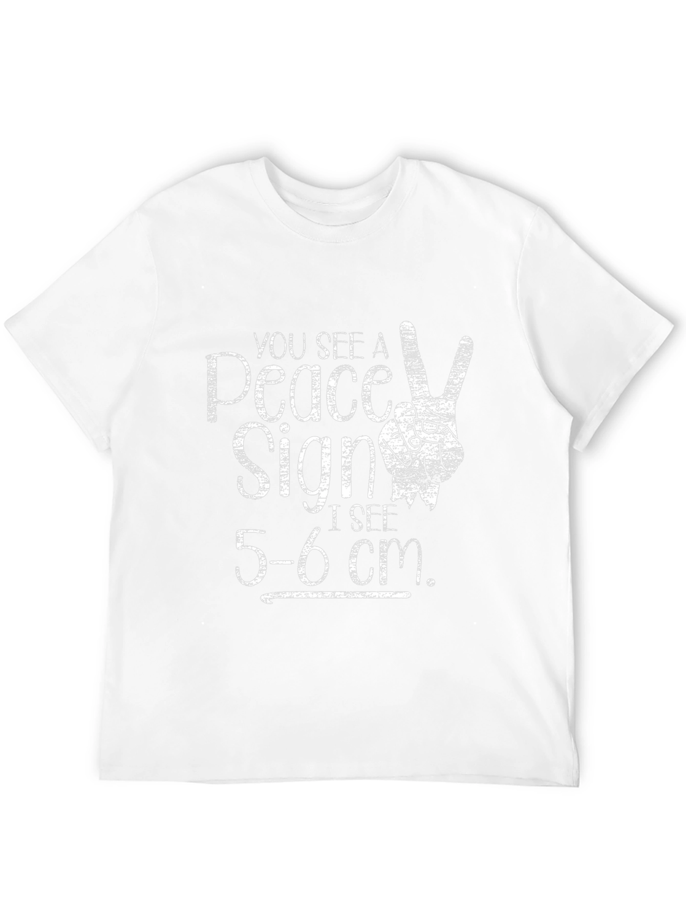 Peace Sign Funny Humor T-Shirt