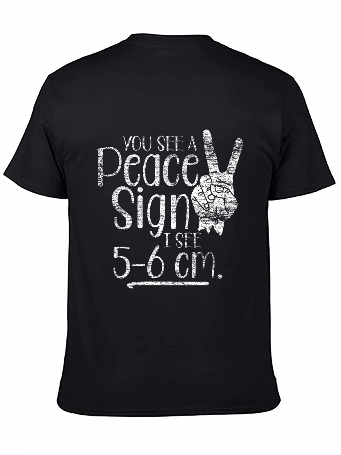 Peace Sign Funny Humor T-Shirt