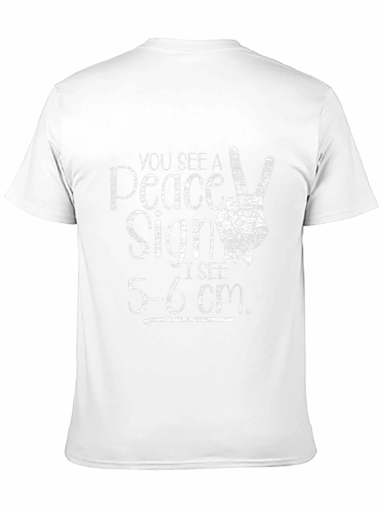 Peace Sign Funny Humor T-Shirt