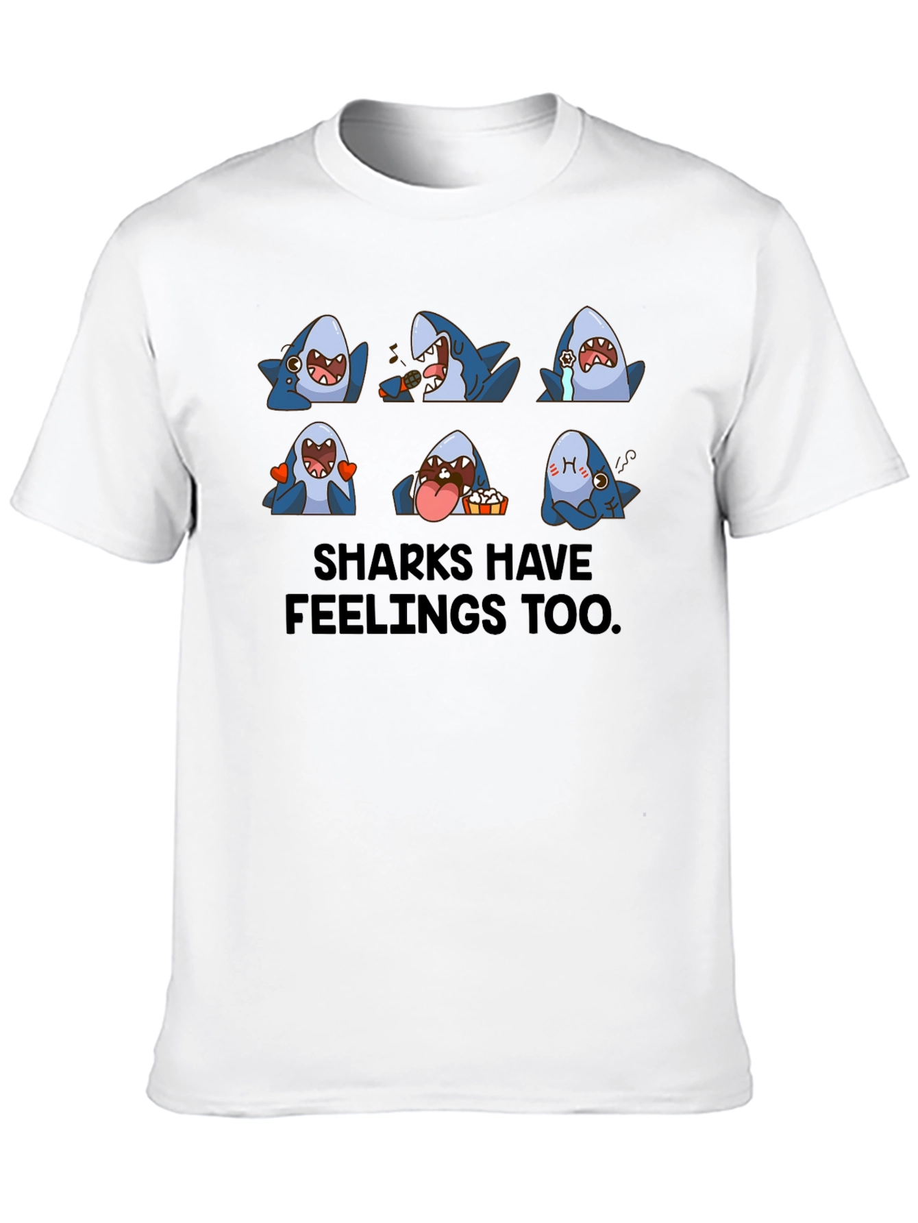 Sharks Have Feelings Too Graphic T-Shirt