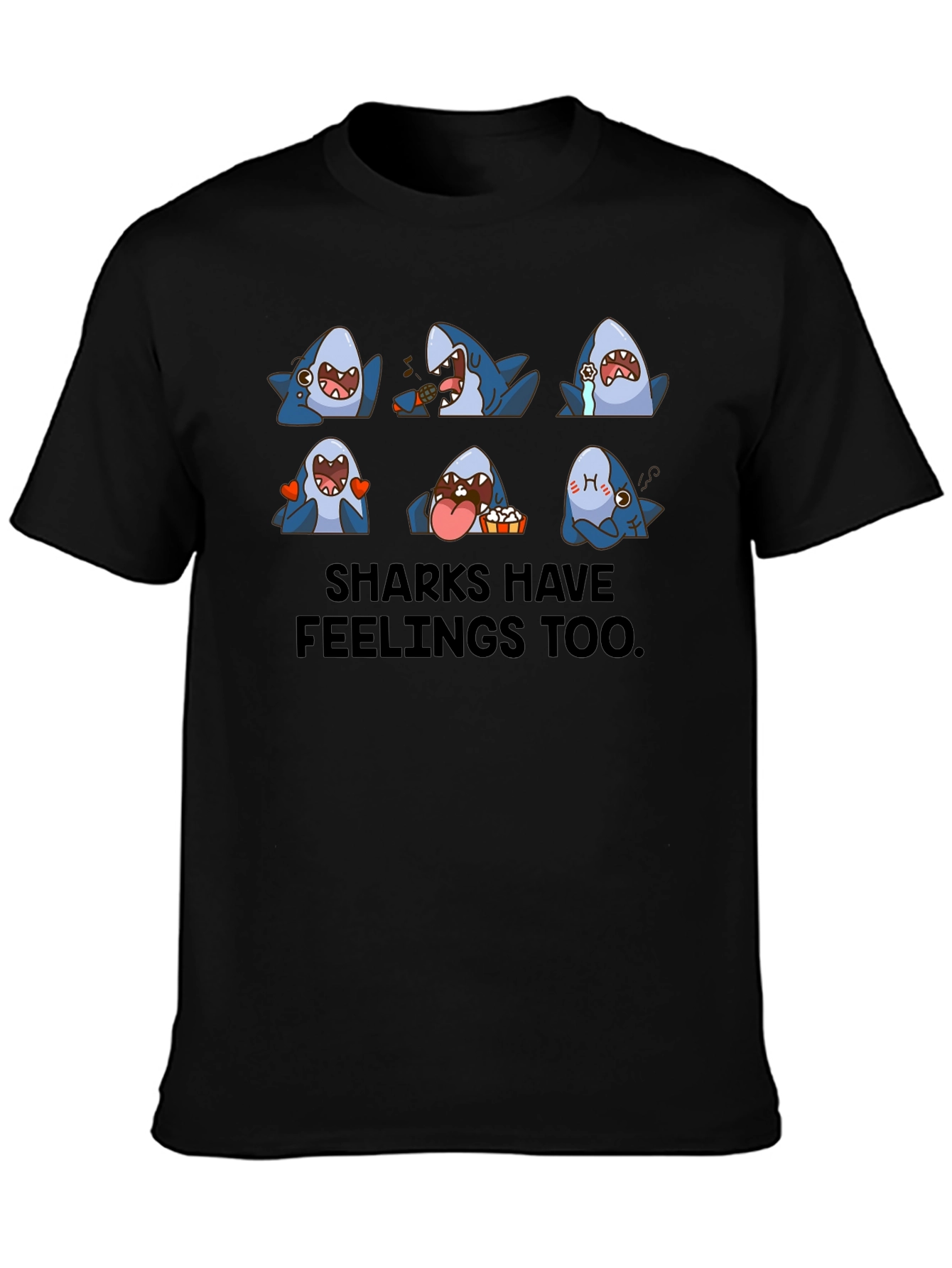 Sharks Have Feelings Too Graphic T-Shirt