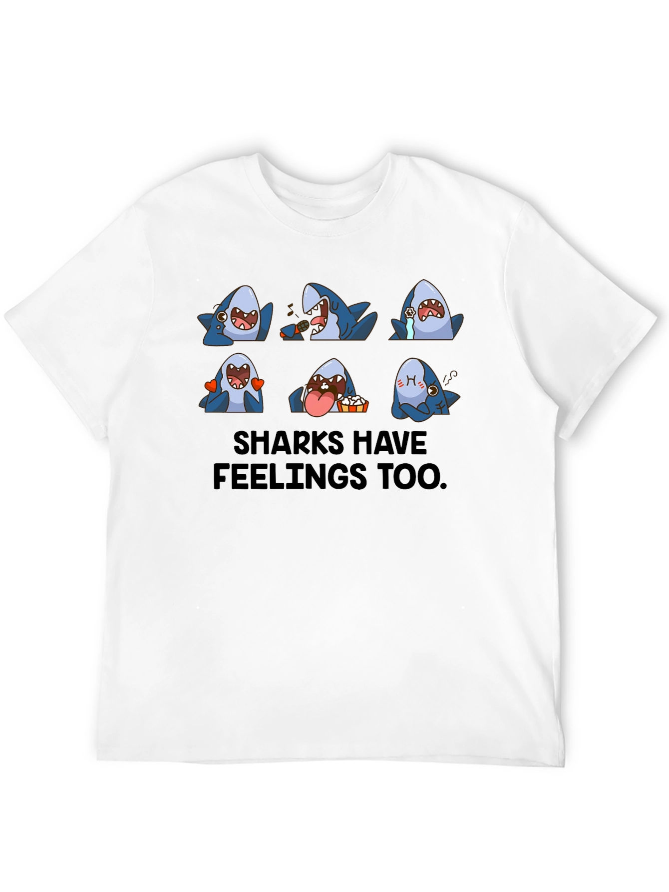 Sharks Have Feelings Too Graphic T-Shirt