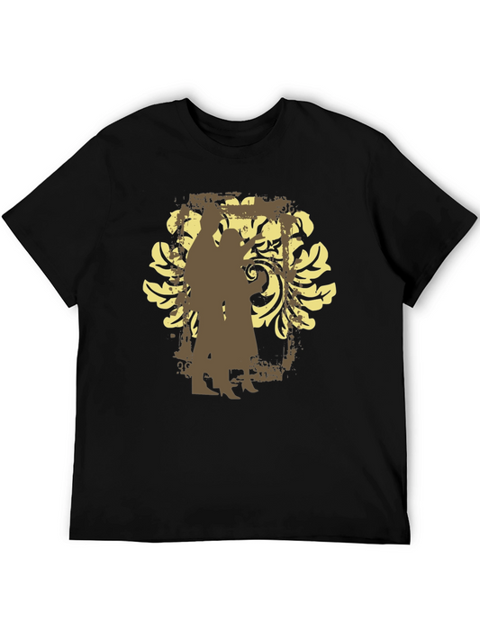 Vintage Silhouette Graphic Print Tee