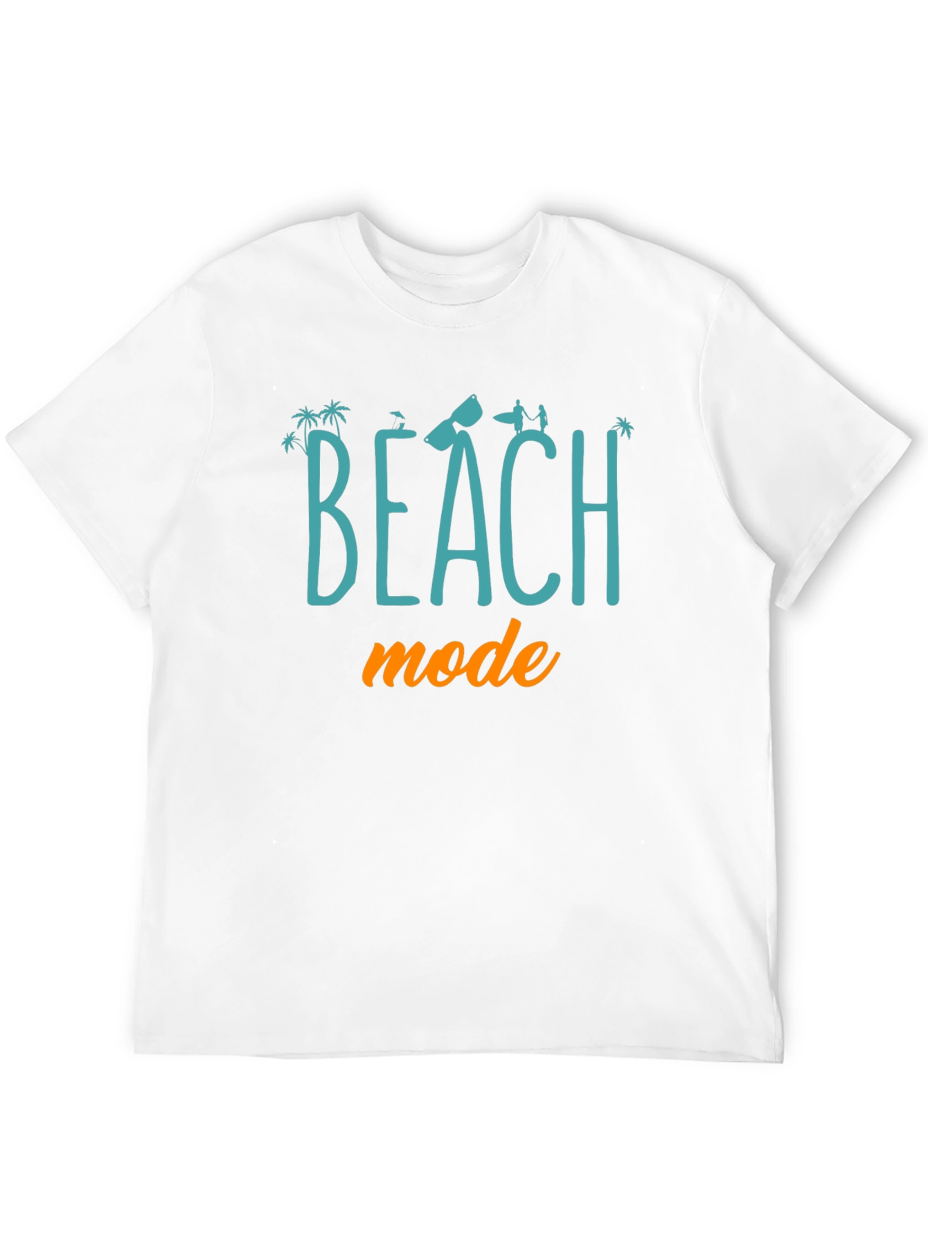 Beach Mode Graphic Tee - Summer Vacation Ready