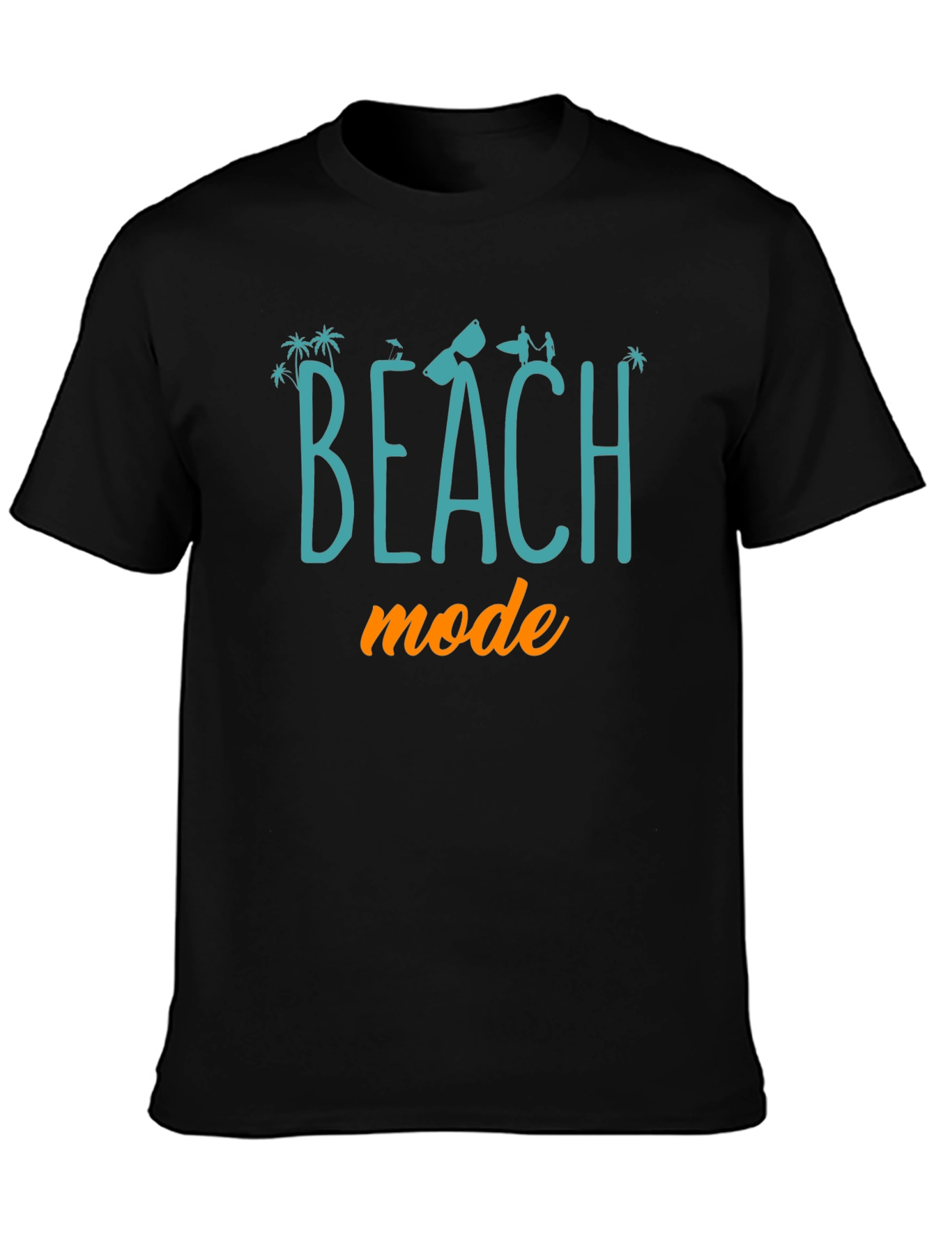 Beach Mode Graphic Tee - Summer Vacation Ready