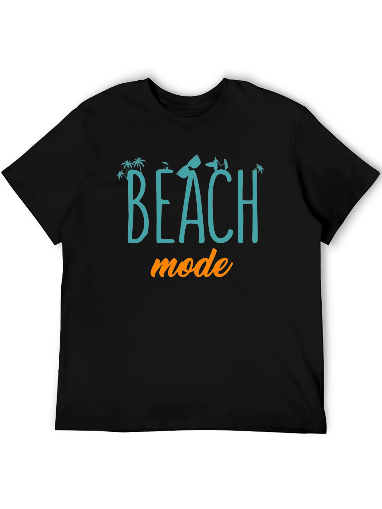 Beach Mode Graphic Tee - Summer Vacation Ready