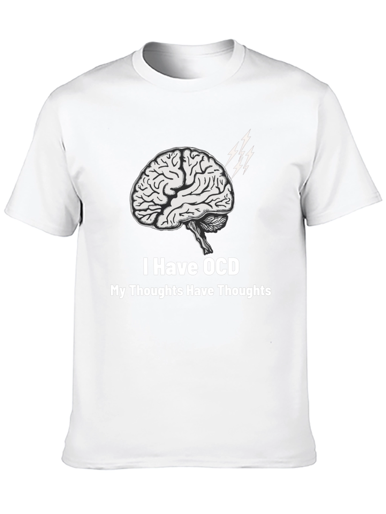 OCD Brain T-Shirt - Thoughts About Thoughts