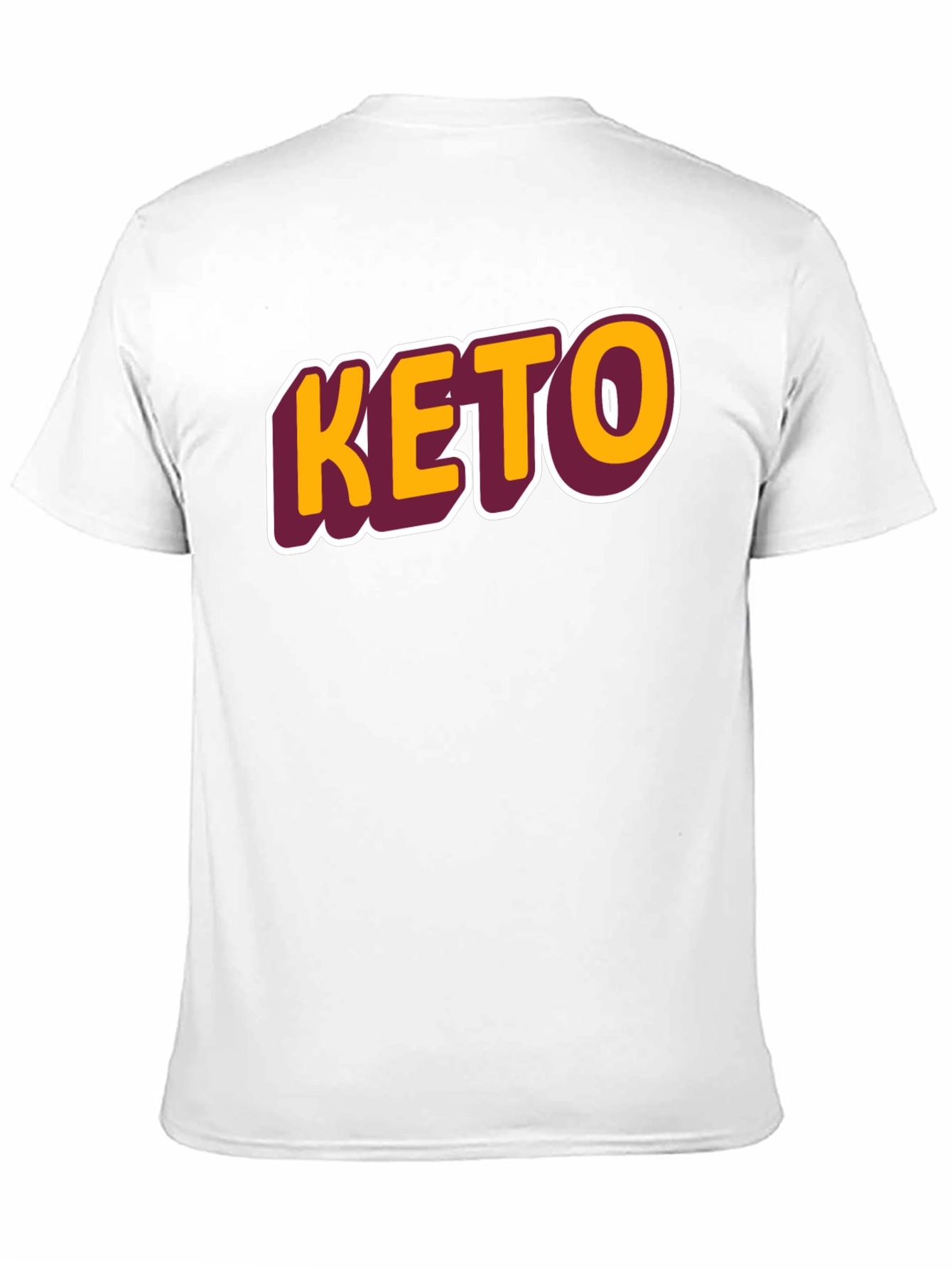 Keto Graphic Tee - Black Casual T-Shirt