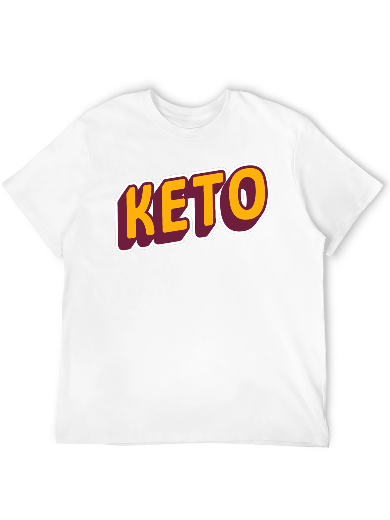 Keto Graphic Tee - Black Casual T-Shirt