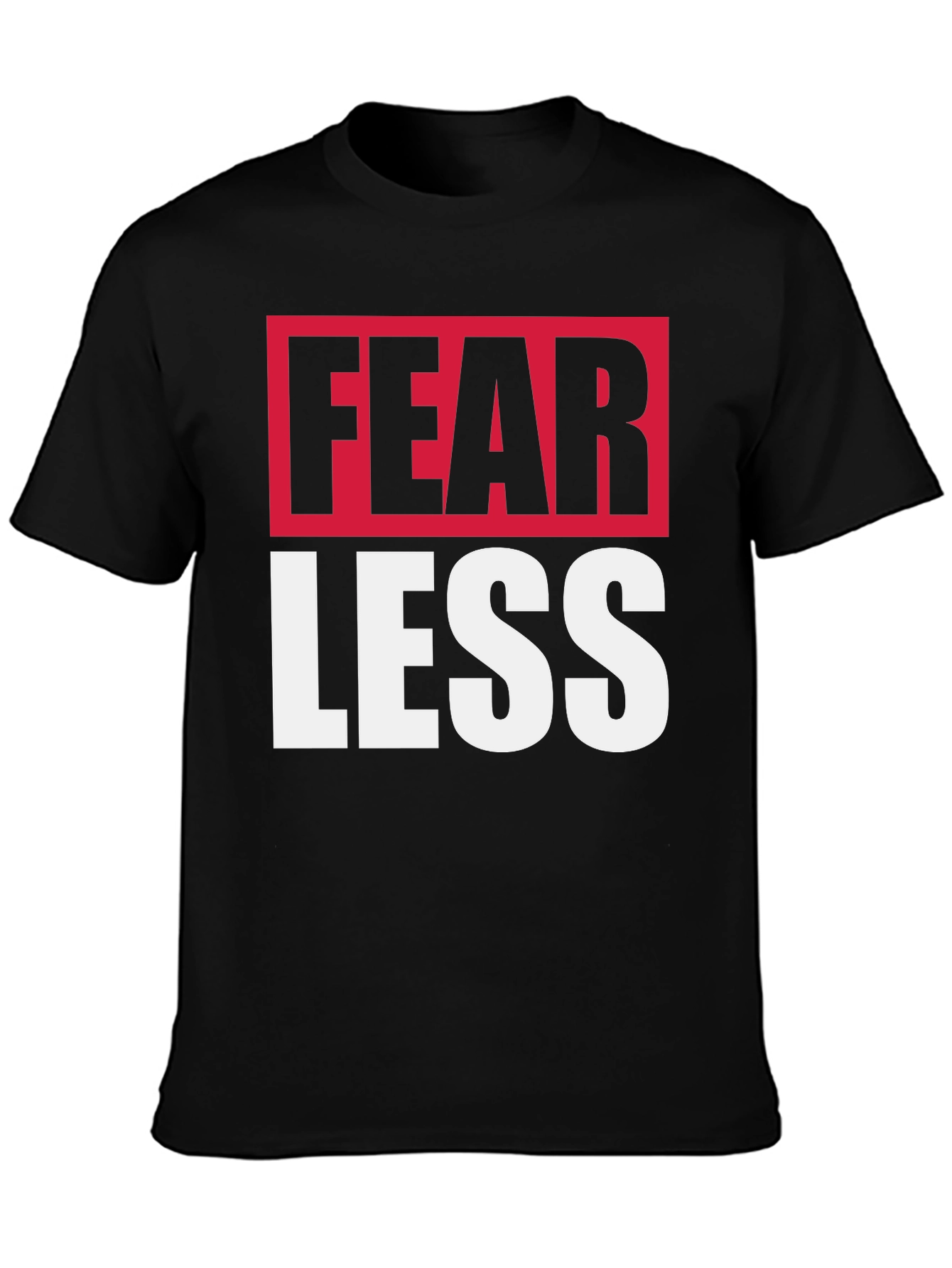 Fearless Black Graphic Tee
