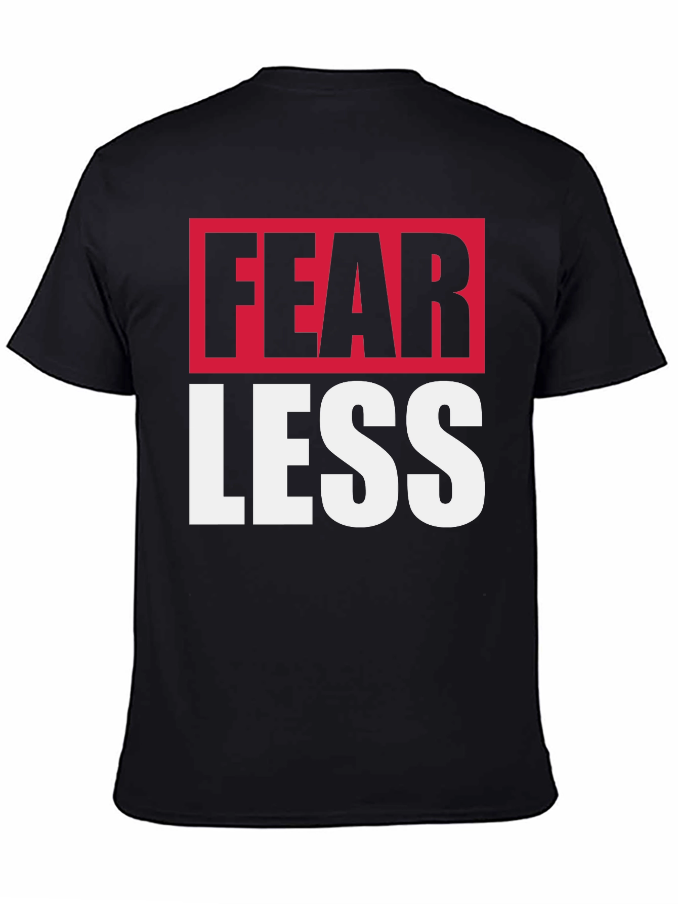 Fearless Black Graphic Tee