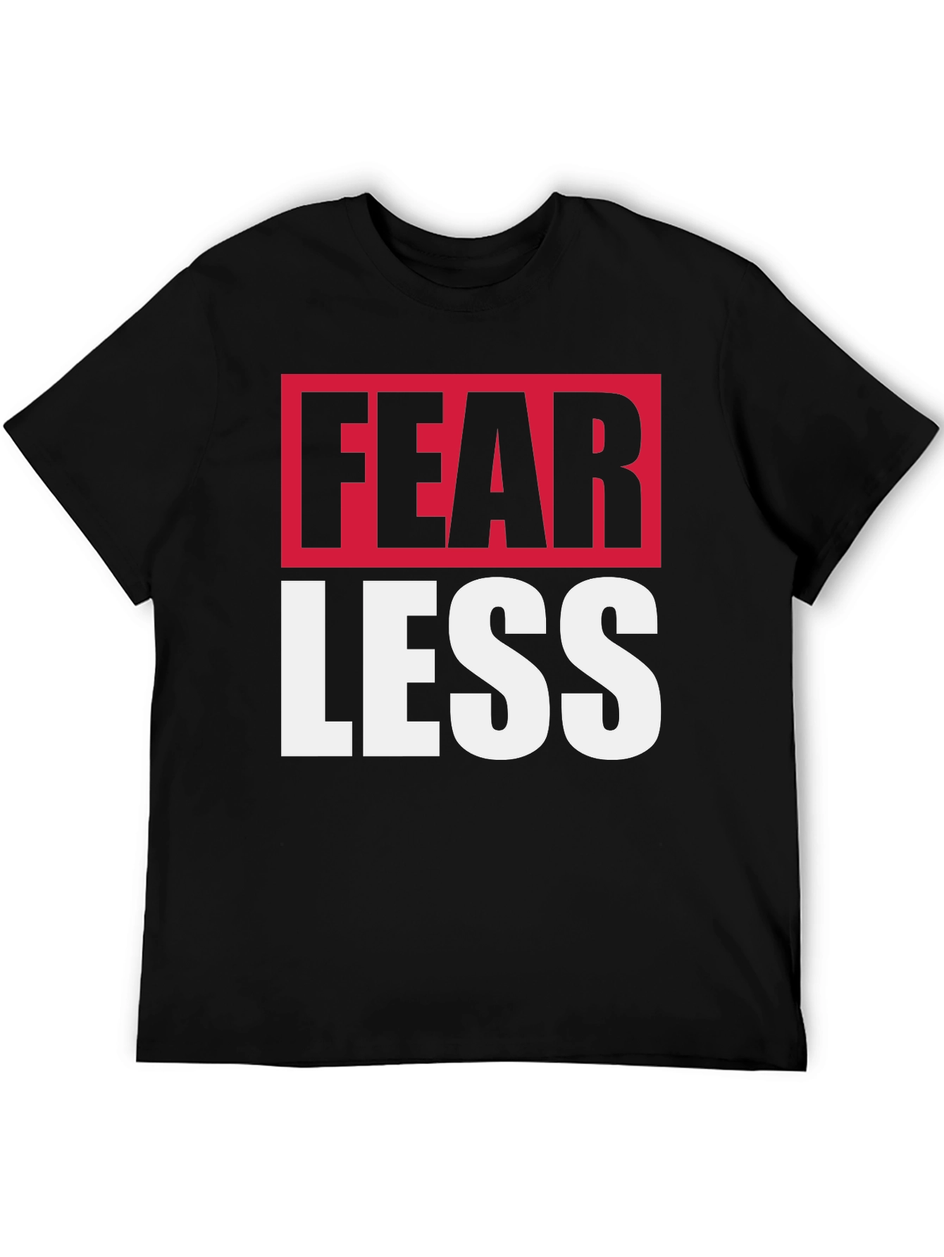 Fearless Black Graphic Tee