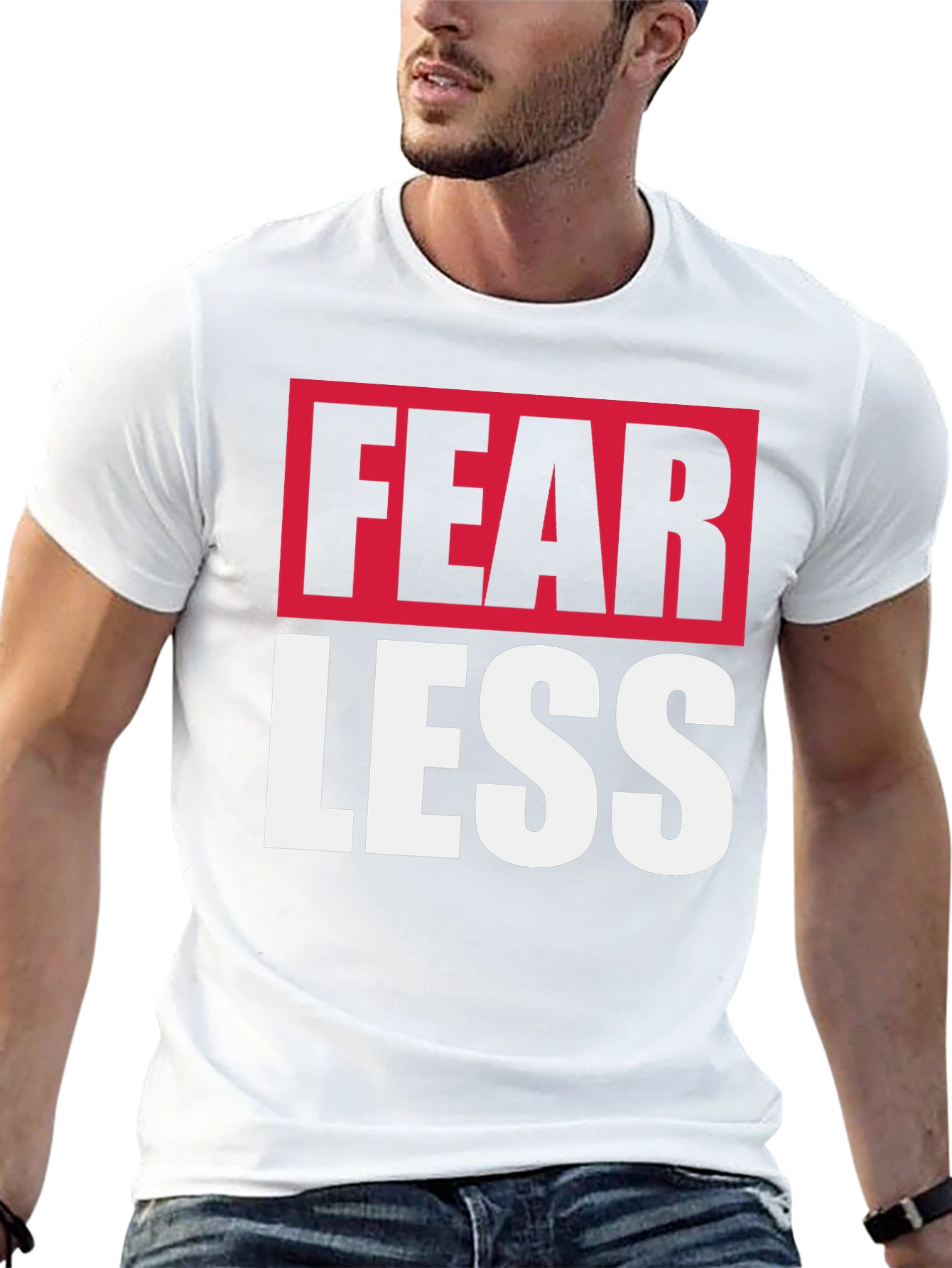 Fearless Black Graphic Tee