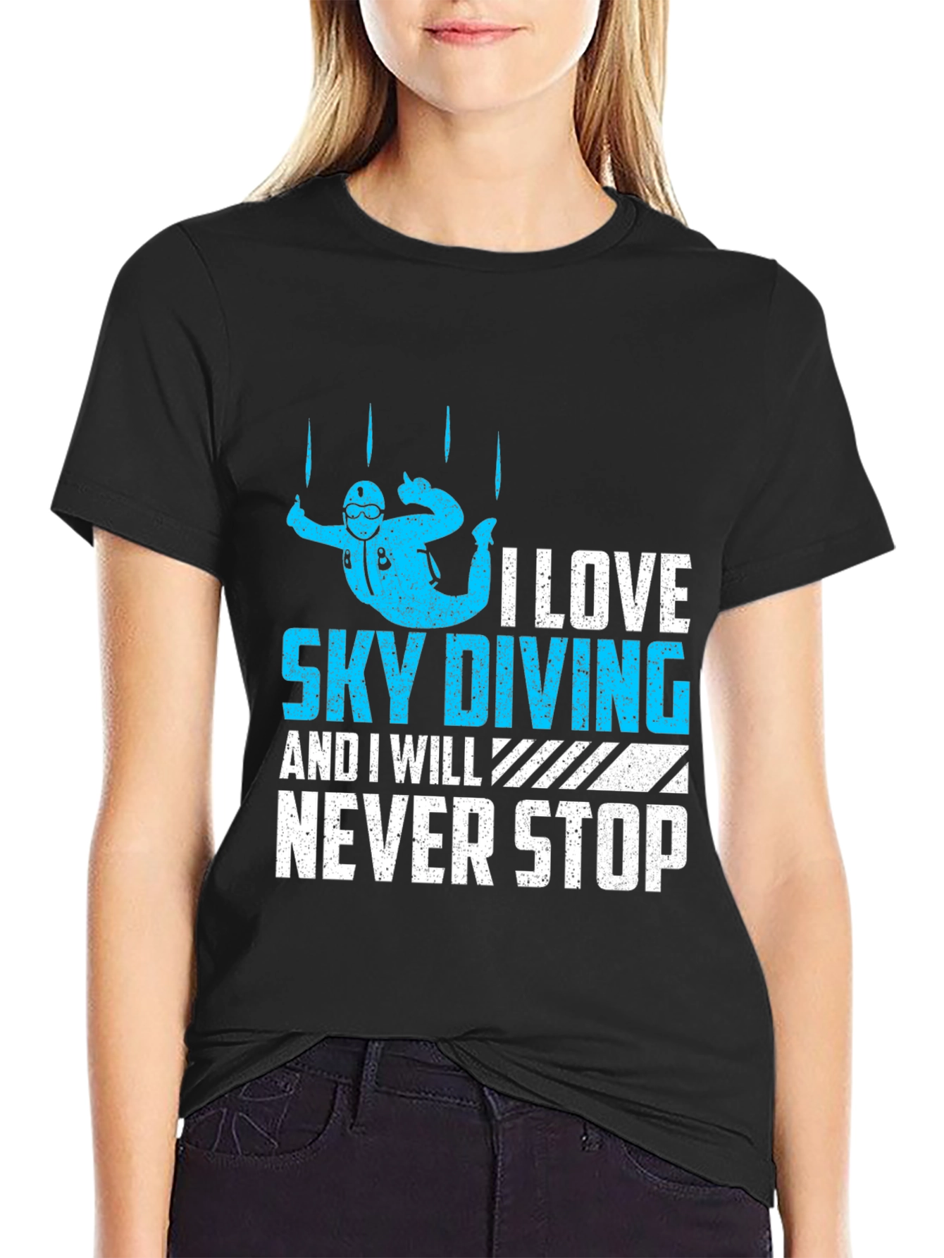 Skydiving Enthusiast T-Shirt - I Love Sky Diving