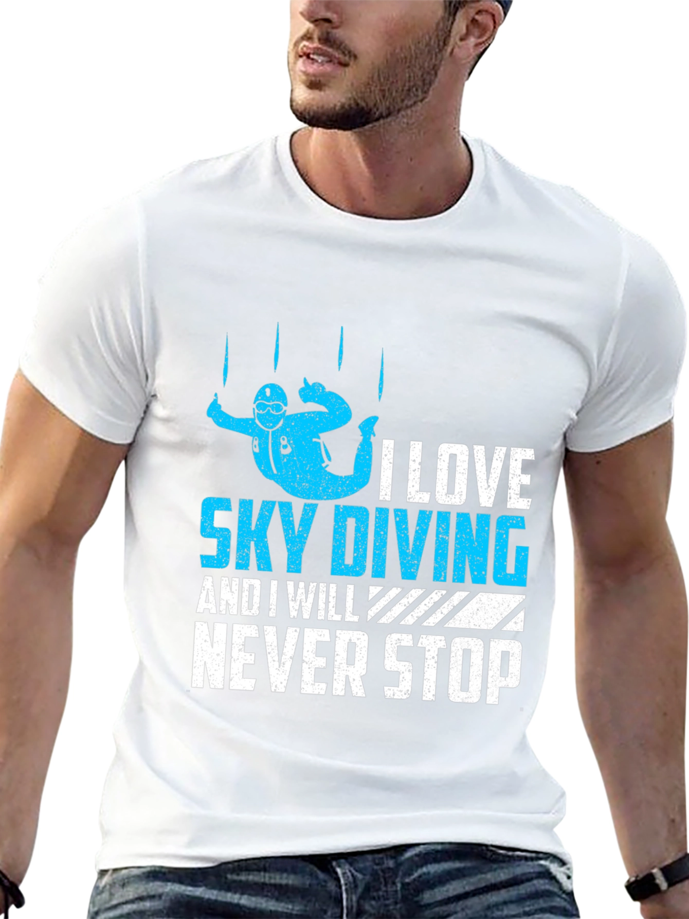 Skydiving Enthusiast T-Shirt - I Love Sky Diving