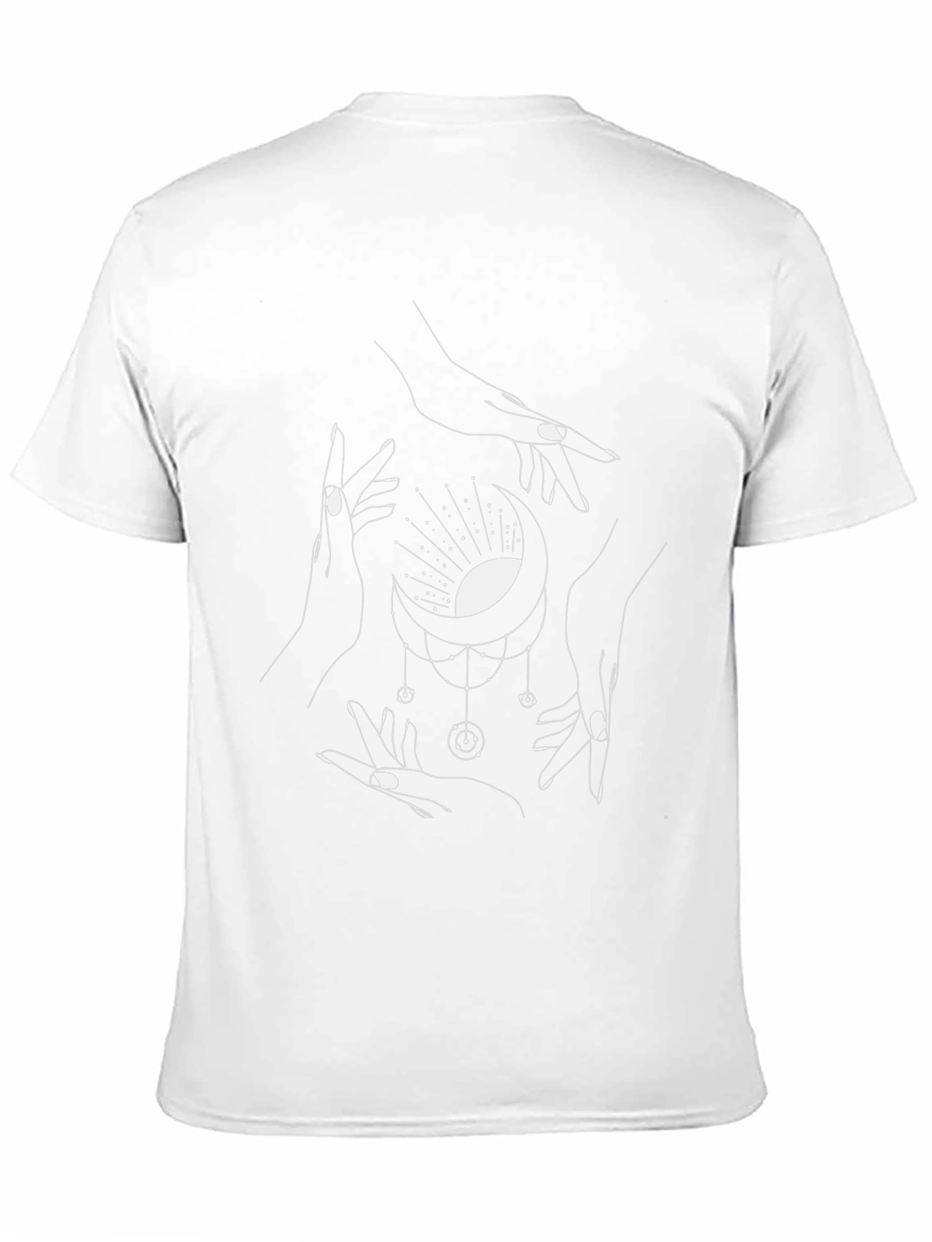 Mystic Moon Hands Graphic Tee